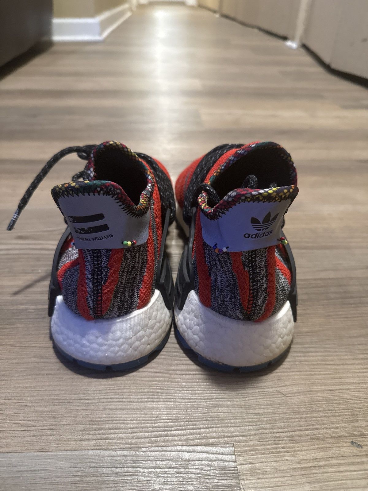 Adidas × Pharrell Pharrel Williams NMD Hu Trail “Solar” Size US 10 / EU 43 - 4 Thumbnail