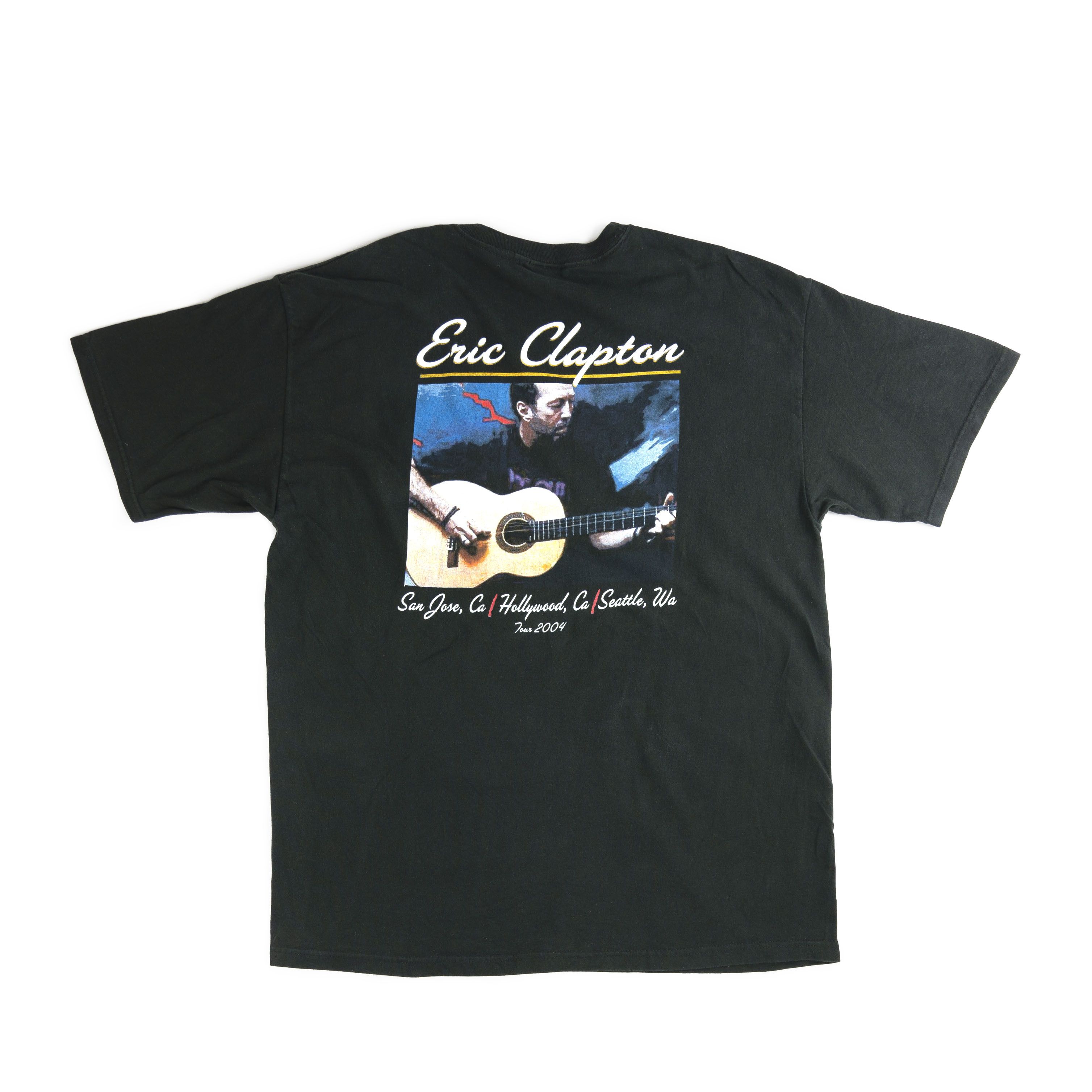 Band Tees Vintage 2004 Eric Clapton Tour Tee Shirt Size US XL / EU 56 / 4 - 2 Thumbnail