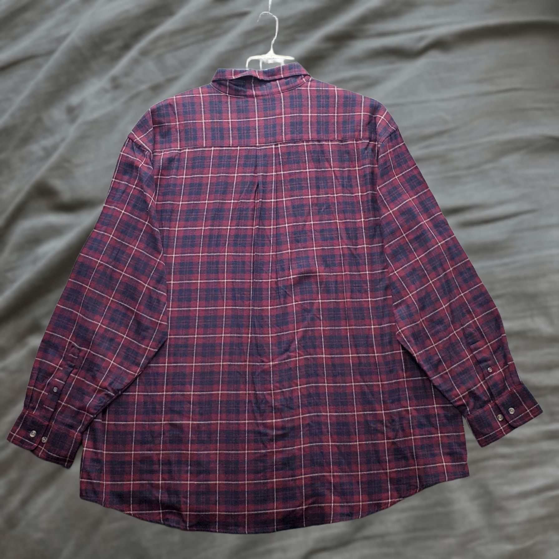 Vintage David Taylor Mens Flannel Shirt XXL Multi Plaid Long Sleeve Button-Down Shirt Size US XXL / EU 58 / 5 - 1 Thumbnail