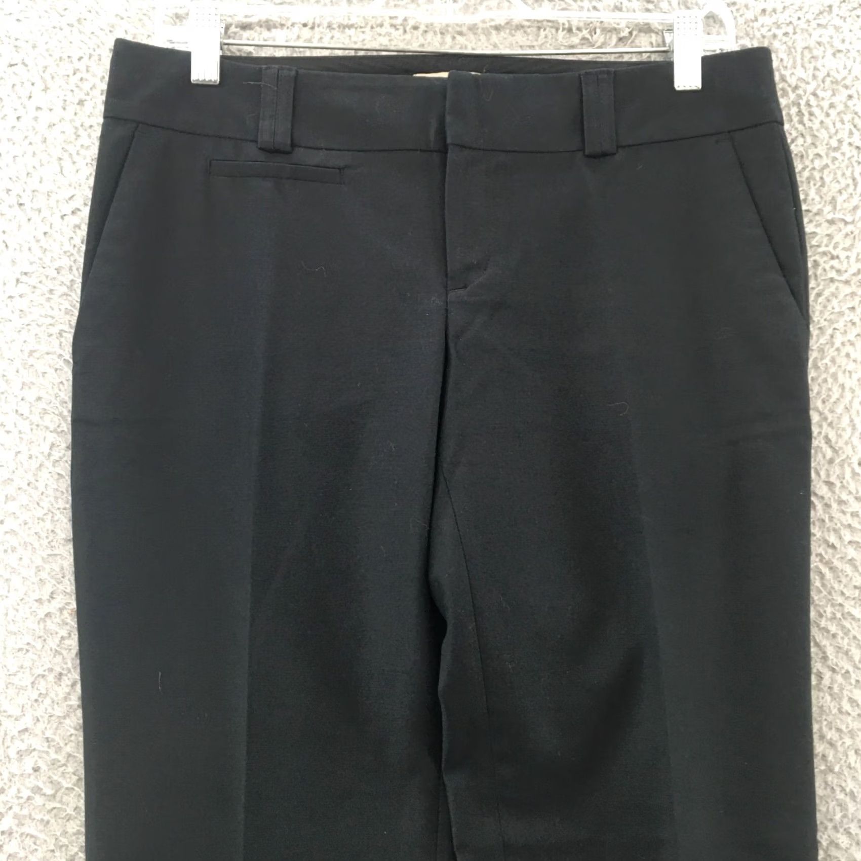 Banana Republic Banana Republic Martin Fit Ankle Pants Womens 6P Black Cotton Blend Flat Front Pants Women Petite 6P Black Casual Classic Mens Womens Girls Size 28" / US 6 / IT 42 - 2 Thumbnail