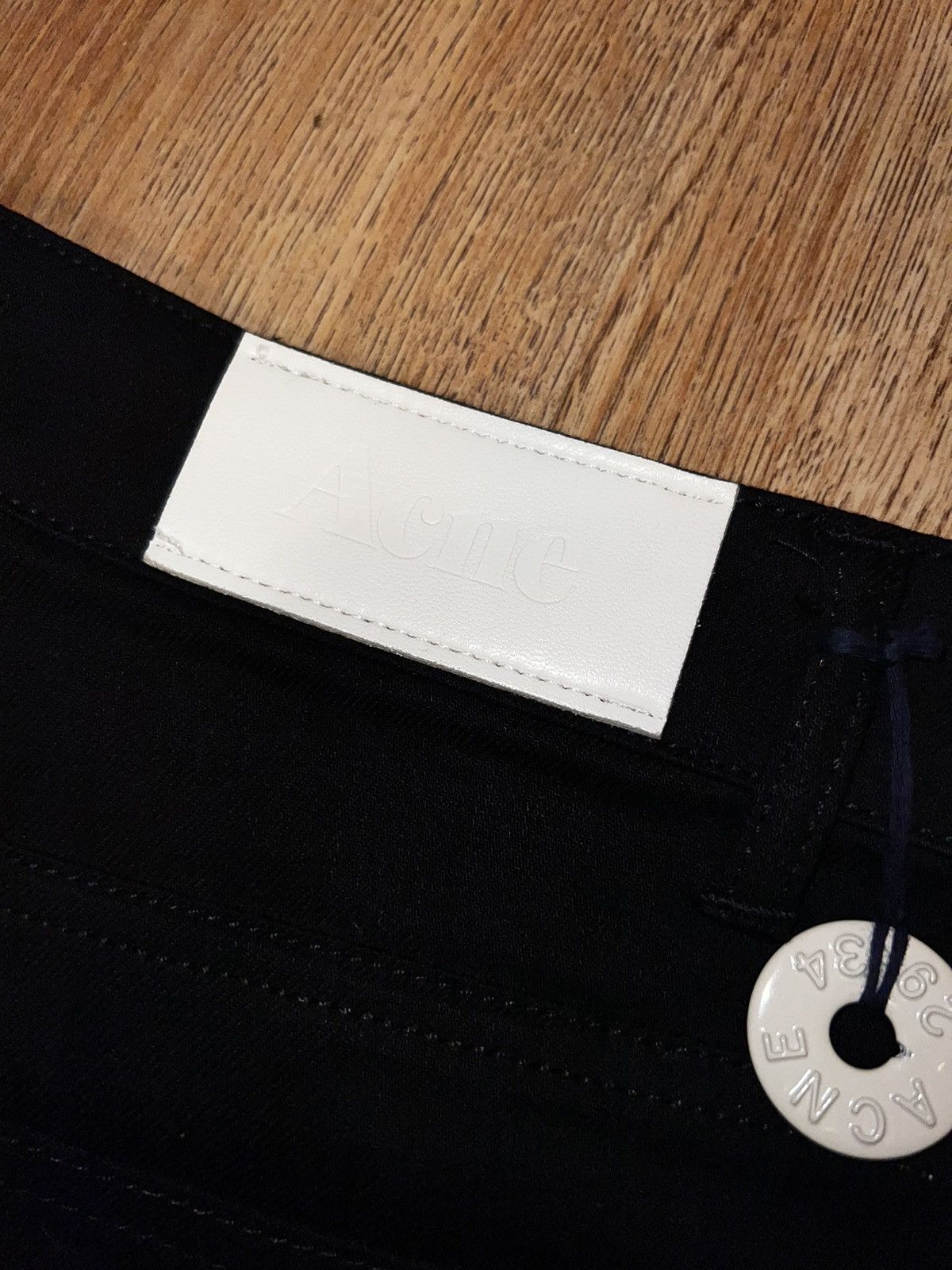 Acne Studios Slim Jeans Acne Distress Denim Low Rise 🟦 Size US 29 - 8 Thumbnail