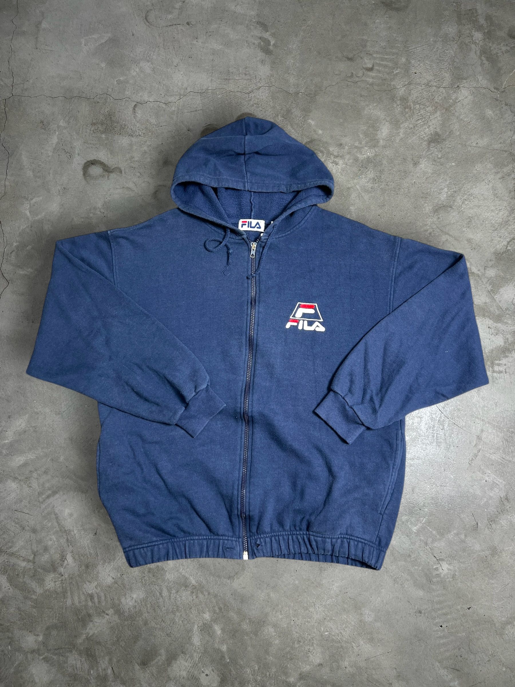 Fila Vintage FILA Embroidery Logo Zipped Hoodie (S) JKA142 Size US S / EU 44-46 / 1 - 4 Thumbnail