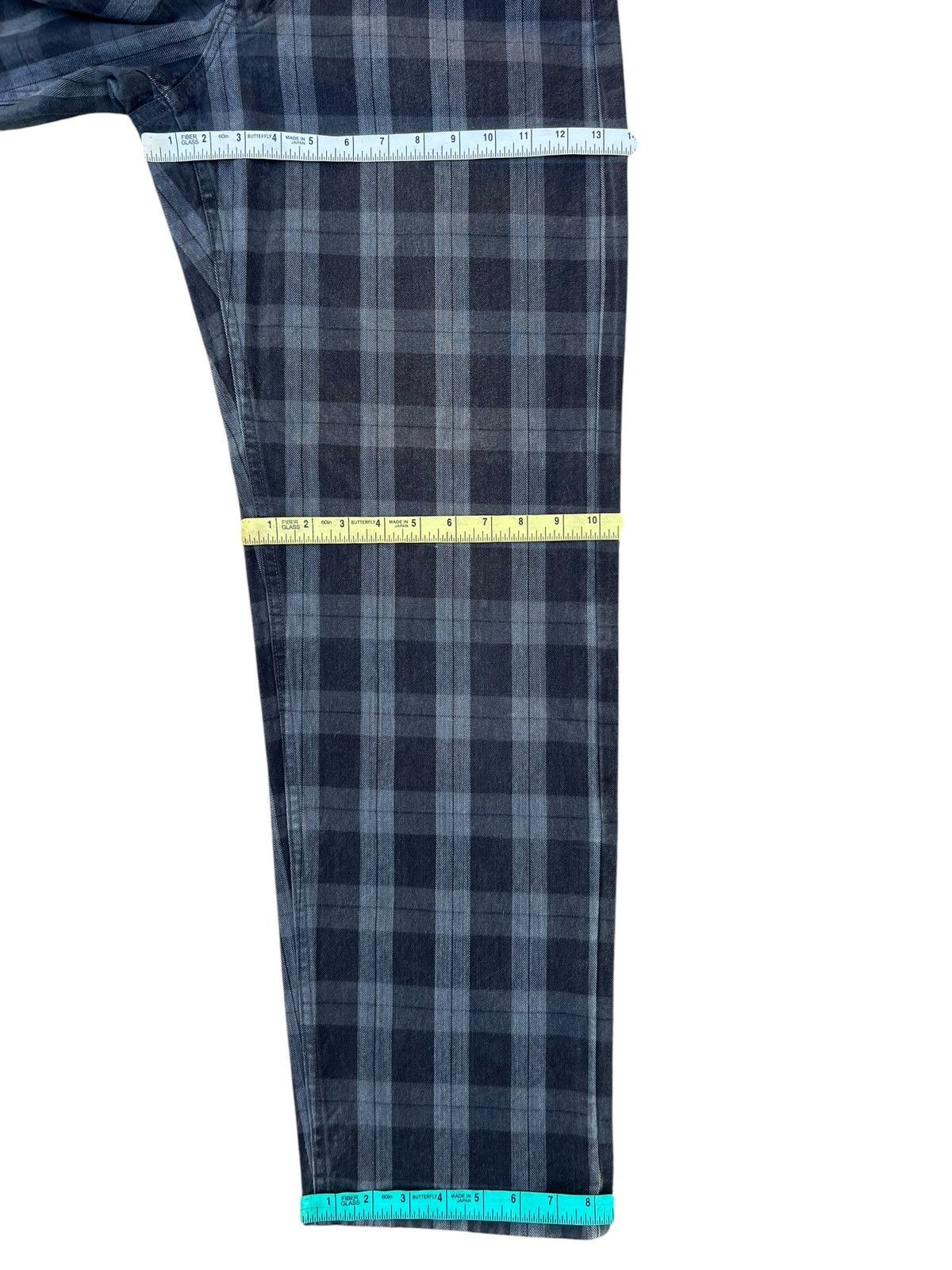 Vintage Vintage RATTLE TRAP Japan Fade Plaid Baggy Work Pant Size US 31 - 3 Thumbnail