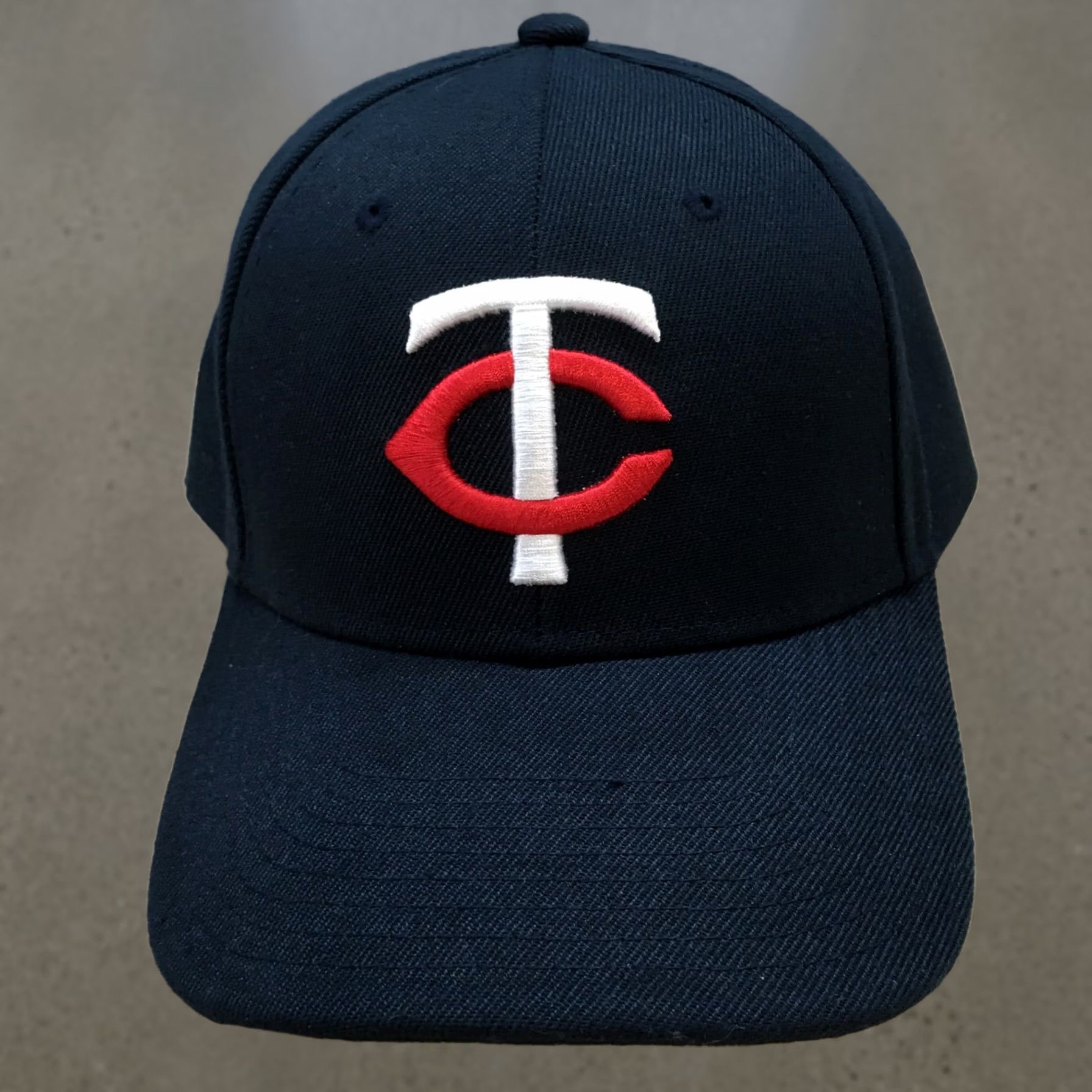 Twins Minnesota Twins Baseball Hat Men Blue OS Adjustable Curved Brim Embroidered Logo Size ONE SIZE - 1 Thumbnail