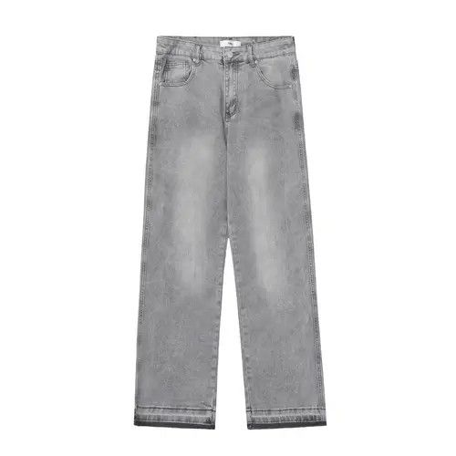 Japanese Brand × Jean Pants Grey washed distressed jeans for men Size US 34 / EU 50 - 1 Thumbnail