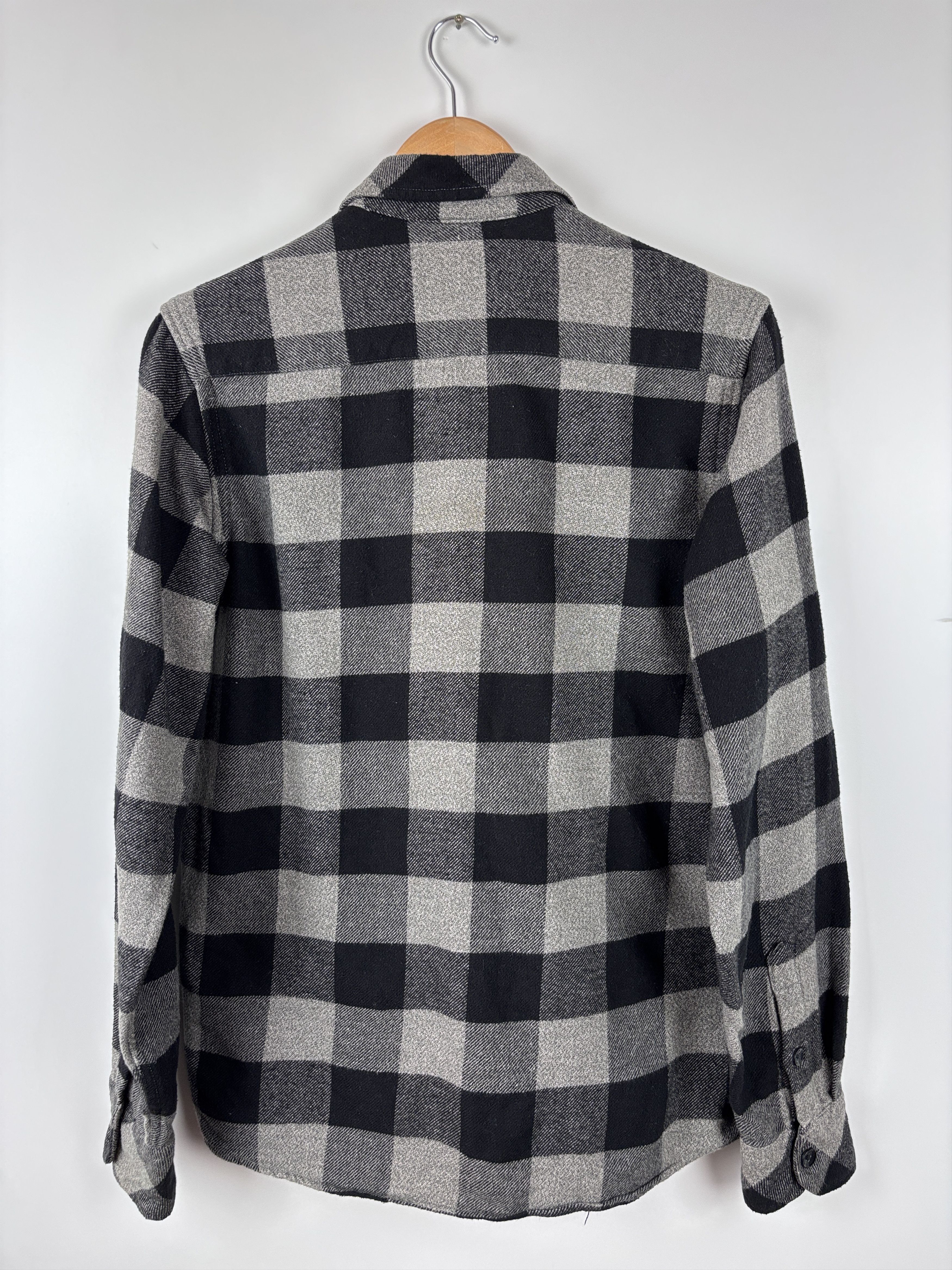 Dickies Dickies Long Sleeve Button Up Flannel Shirt Cotton Gray S Size US S / EU 44-46 / 1 - 4 Thumbnail