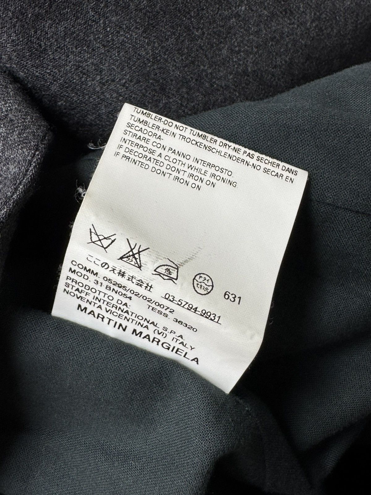 Maison Margiela Maison Martin Margiela AW07 Creased Shoulders Wool Blazer Size M / US 6-8 / IT 42-44 - 12 Thumbnail