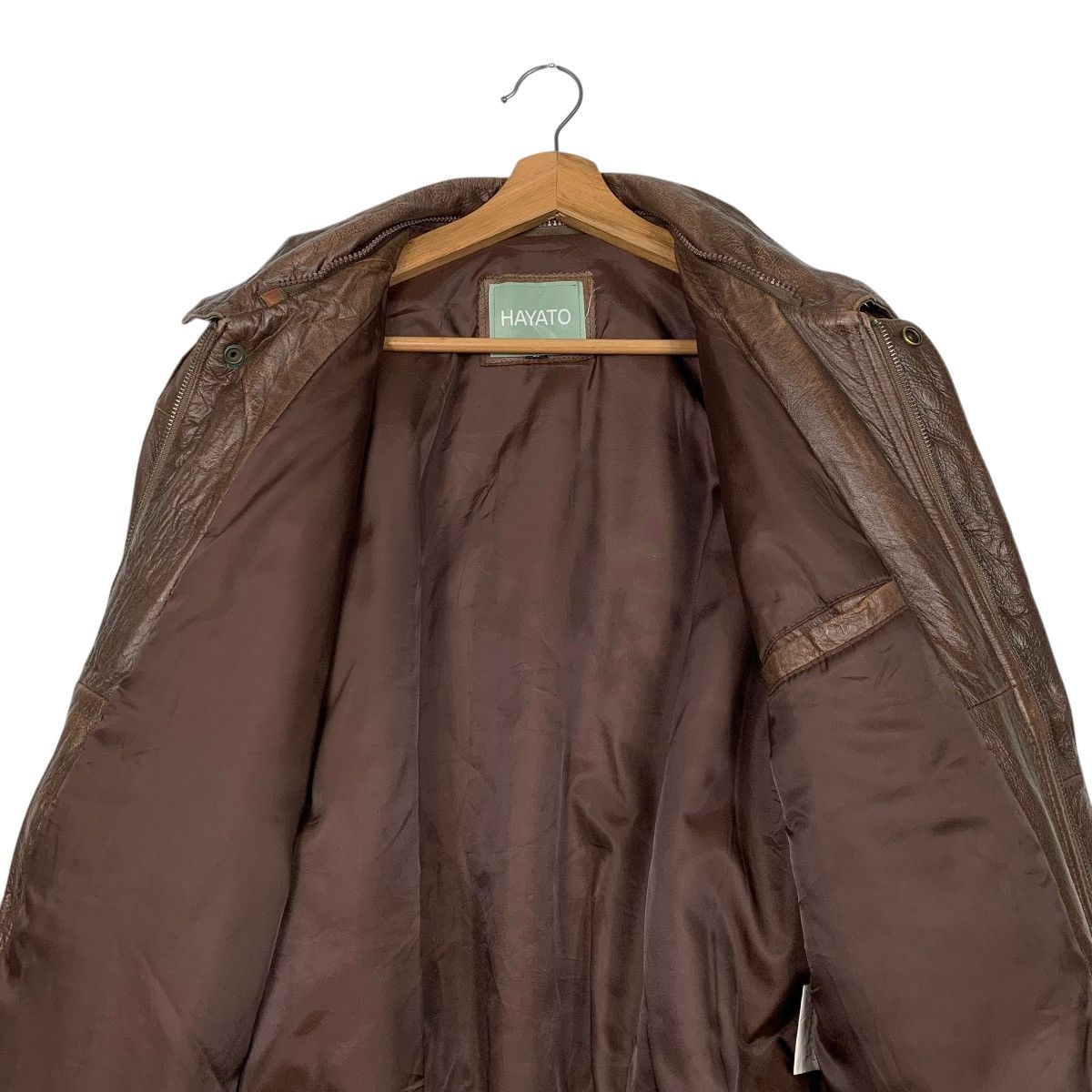 Japanese Brand Japanese Brand Hayato Flight Leather Jacket Size US M / EU 48-50 / 2 - 12 Thumbnail