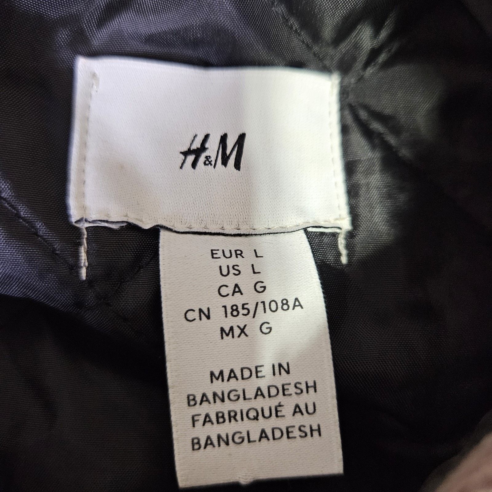 H&M H&M Oversized Quilted Flannel Jacket Mens Shacket Size US L / EU 52-54 / 3 - 7 Thumbnail