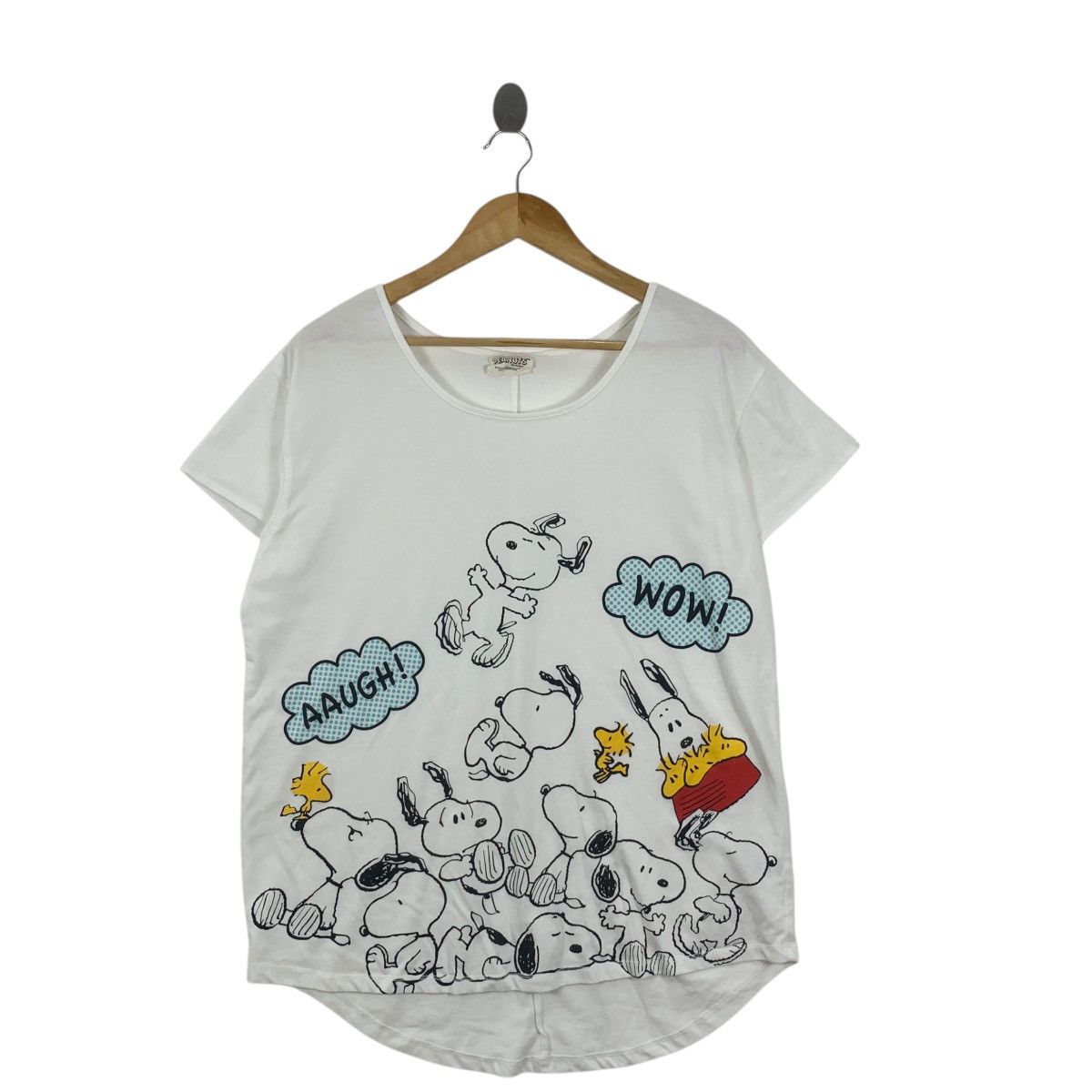 Peanuts PEANUTS SNOOPY & FRIENDS Cartoon Comic Strip Tee Shirt Top Size M / US 6-8 / IT 42-44 - 3 Thumbnail