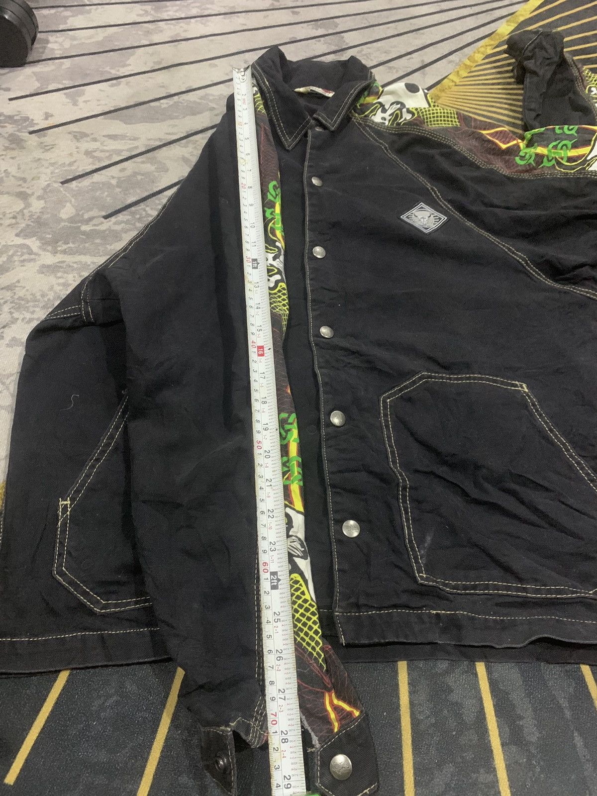 Vintage VINTAGE!! Hot Tuna Black Rock Metal Jacket Size US M / EU 48-50 / 2 - 9 Thumbnail