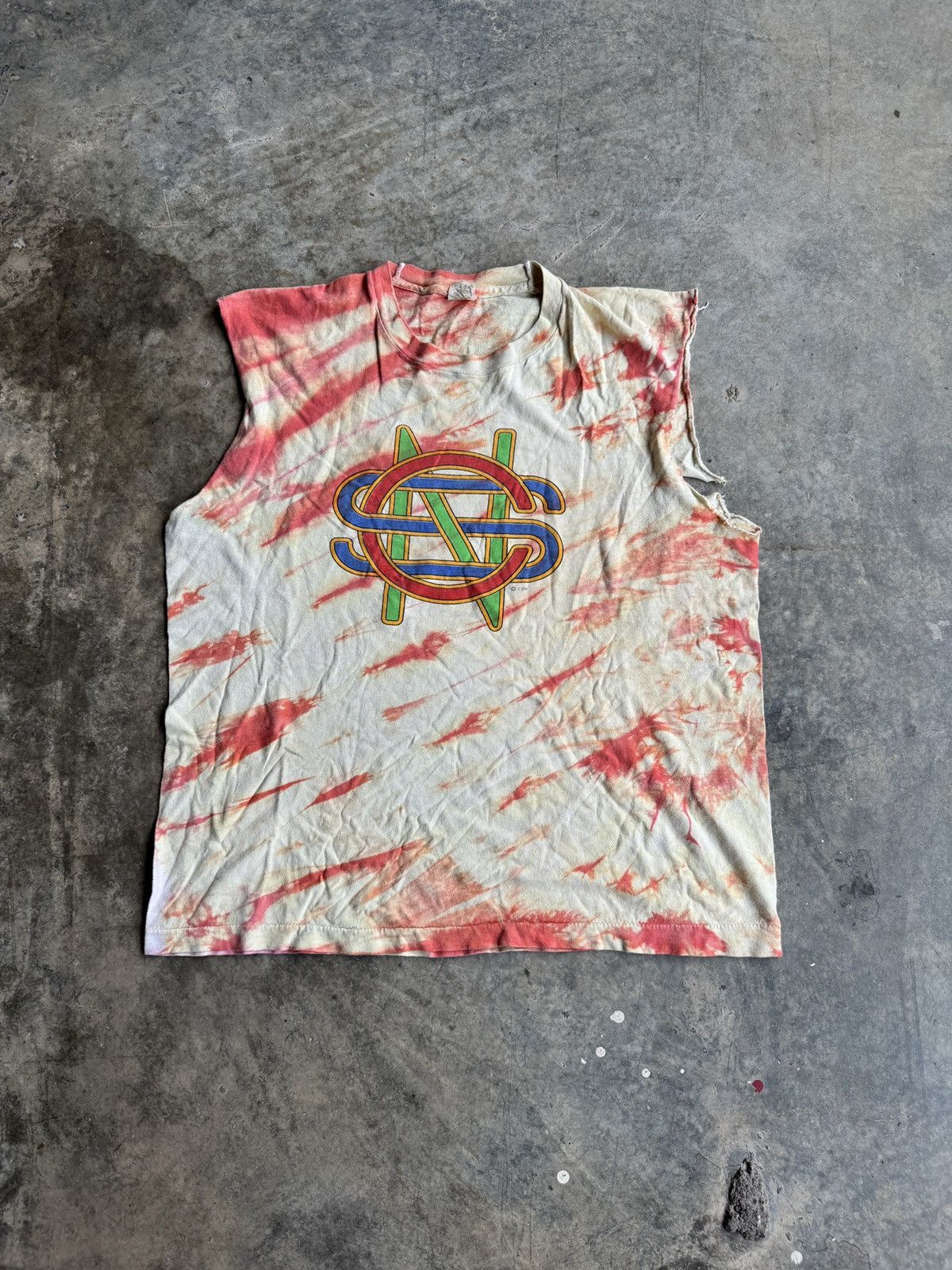 Band Tees × Vintage *RARE* VINTAGE CROSBY STILLS & NASH 80s BAND TEE TRASHED Size US XL / EU 56 / 4 - 1 Thumbnail