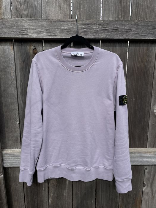 Stone island best sale sweatshirt lavender