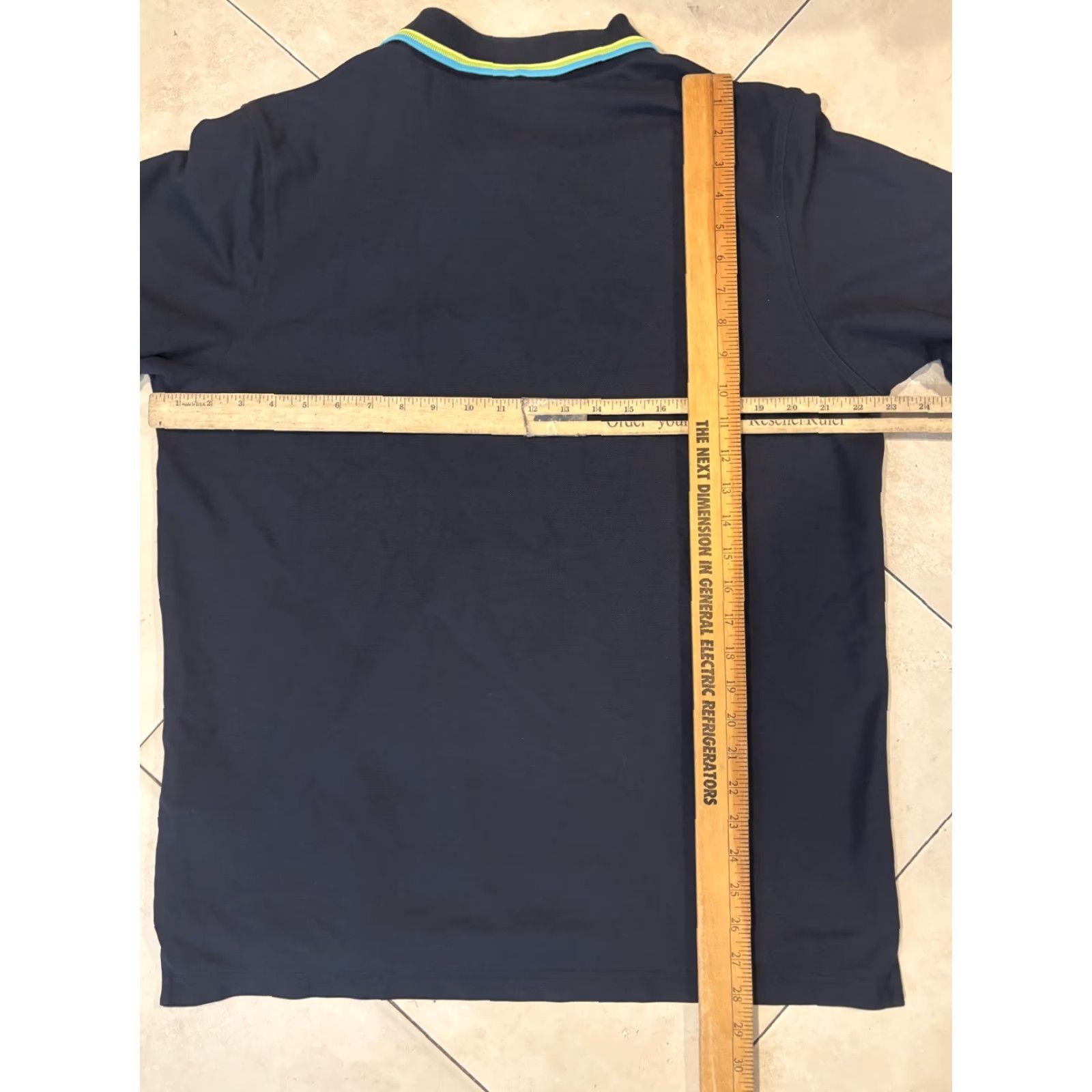 Psycho Bunny Psycho Bunny Polo Shirt Mens 7 Blue Piqué Tipped Collar Logo Casual Size US M / EU 48-50 / 2 - 6 Thumbnail