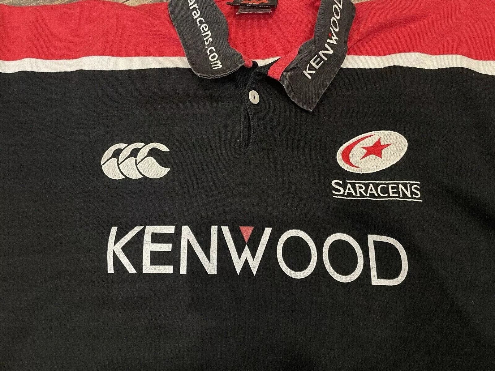 Reebok VINTAGE SARACENS CANTERBURRY SHIRT RUGBY LOT OF 3 JERSEY Size US XL / EU 56 / 4 - 5 Thumbnail