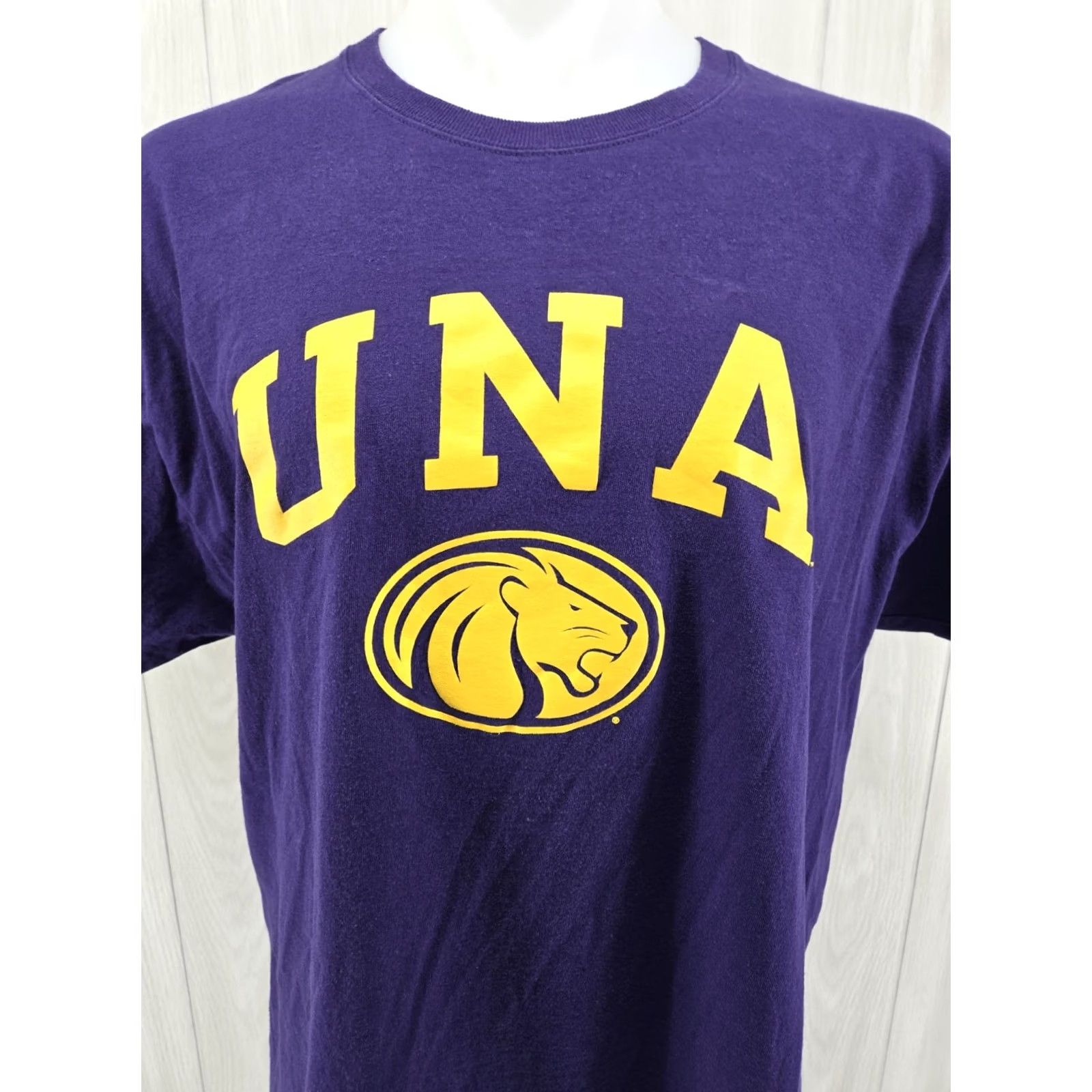 Champion VINTAGE UNA North Alabama Champion Mens College T Shirt Purple XL Size US XL / EU 56 / 4 - 3 Thumbnail