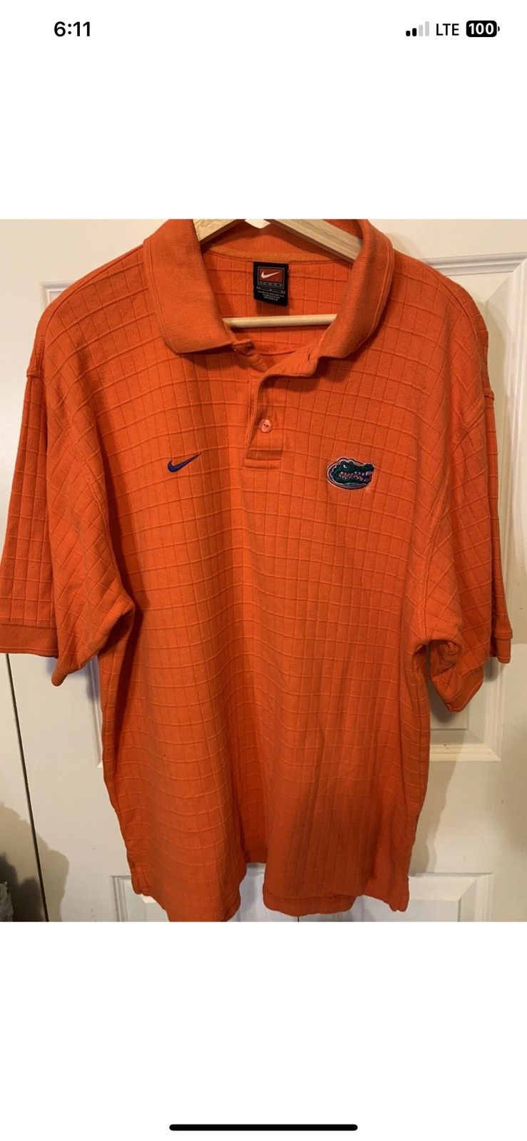 Nike Vintage Nike Florida Gators polo shirt mens sz L orange Size US L / EU 52-54 / 3 - 3 Thumbnail
