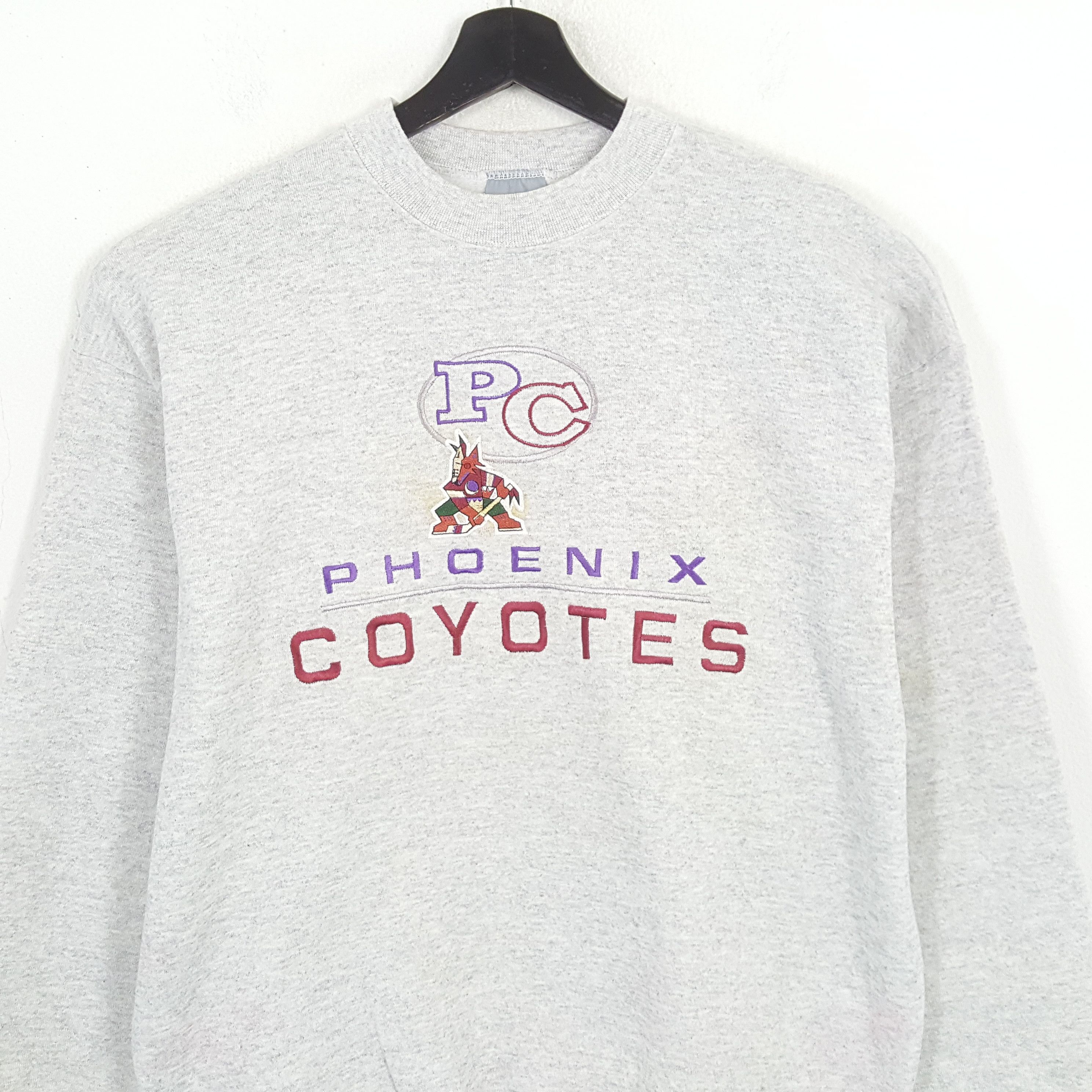 Logo 7 × NHL × Vintage PHOENIX COYOTES NHL Ice Hockey Team Sweatshirt Size US L / EU 52-54 / 3 - 2 Thumbnail