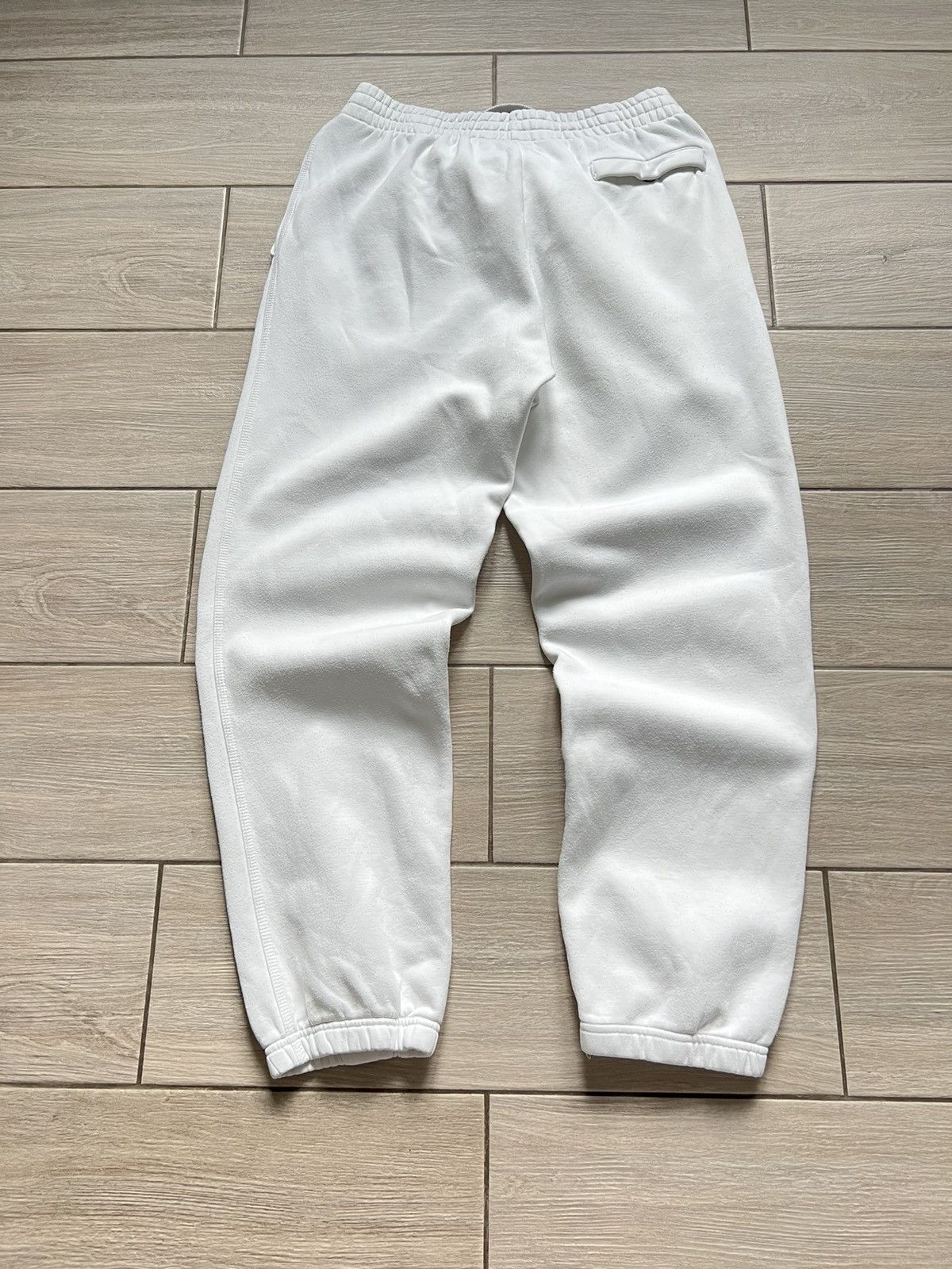 Vintage Vintage Y2K Nike White Cotton Drill Track Pants Size US 34 / EU 50 - 8 Thumbnail