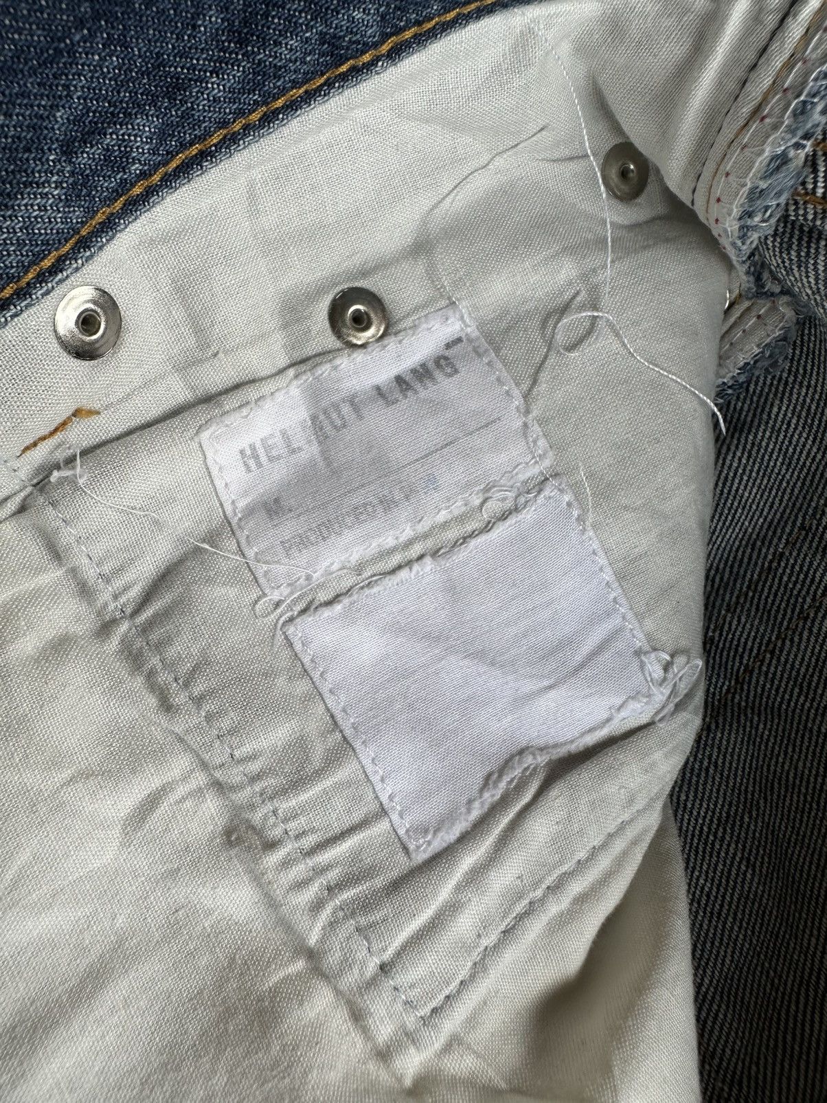 Helmut Lang STEALS 🔥🔥 Vintage HELMUT LANG Jeans 1990’s RARE Denim Pants Size US 30 / EU 46 - 13 Thumbnail