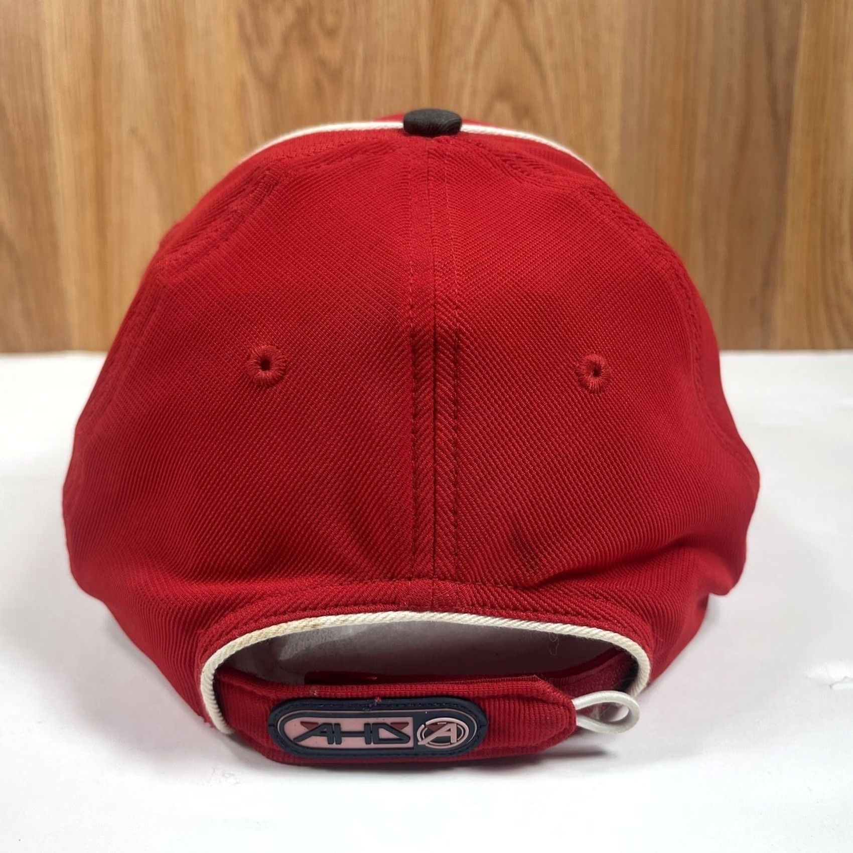 Vintage Ahead Hat Adults Red Classic Cut Adjustable Baseball Cap Size ONE SIZE - 5 Thumbnail