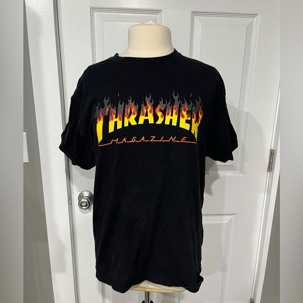 Thrasher Thrasher Magazine T-shirt Large Mens Black Graphic Tee Size US L / EU 52-54 / 3 - 1 Thumbnail