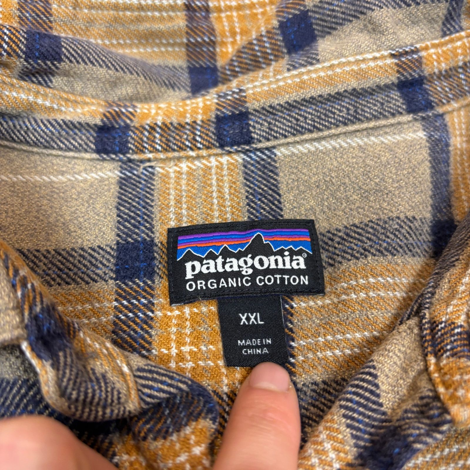Patagonia Patagonia Long Sleeved Fjord Flannel Button Up Shirt 2XL Size US XXL / EU 58 / 5 - 4 Thumbnail
