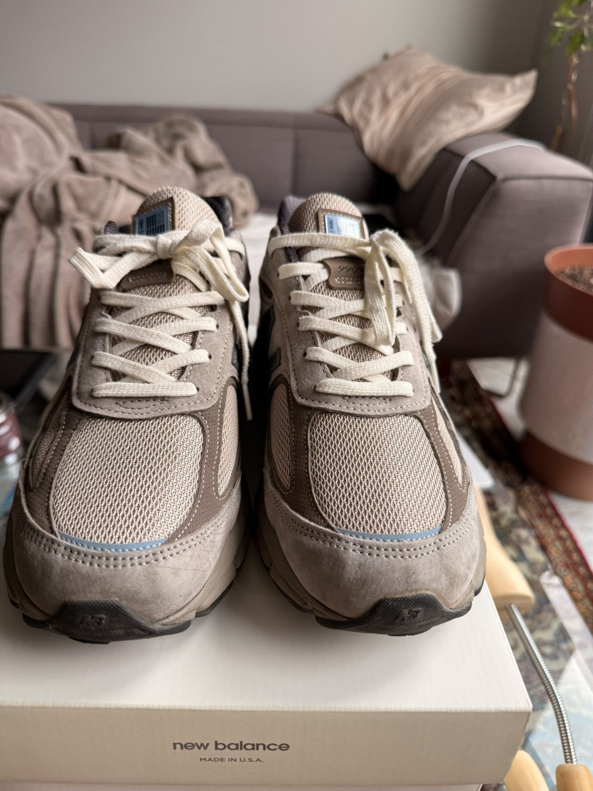 Auralee × New Balance 990v4 Size US 11 / EU 44 - 2 Thumbnail