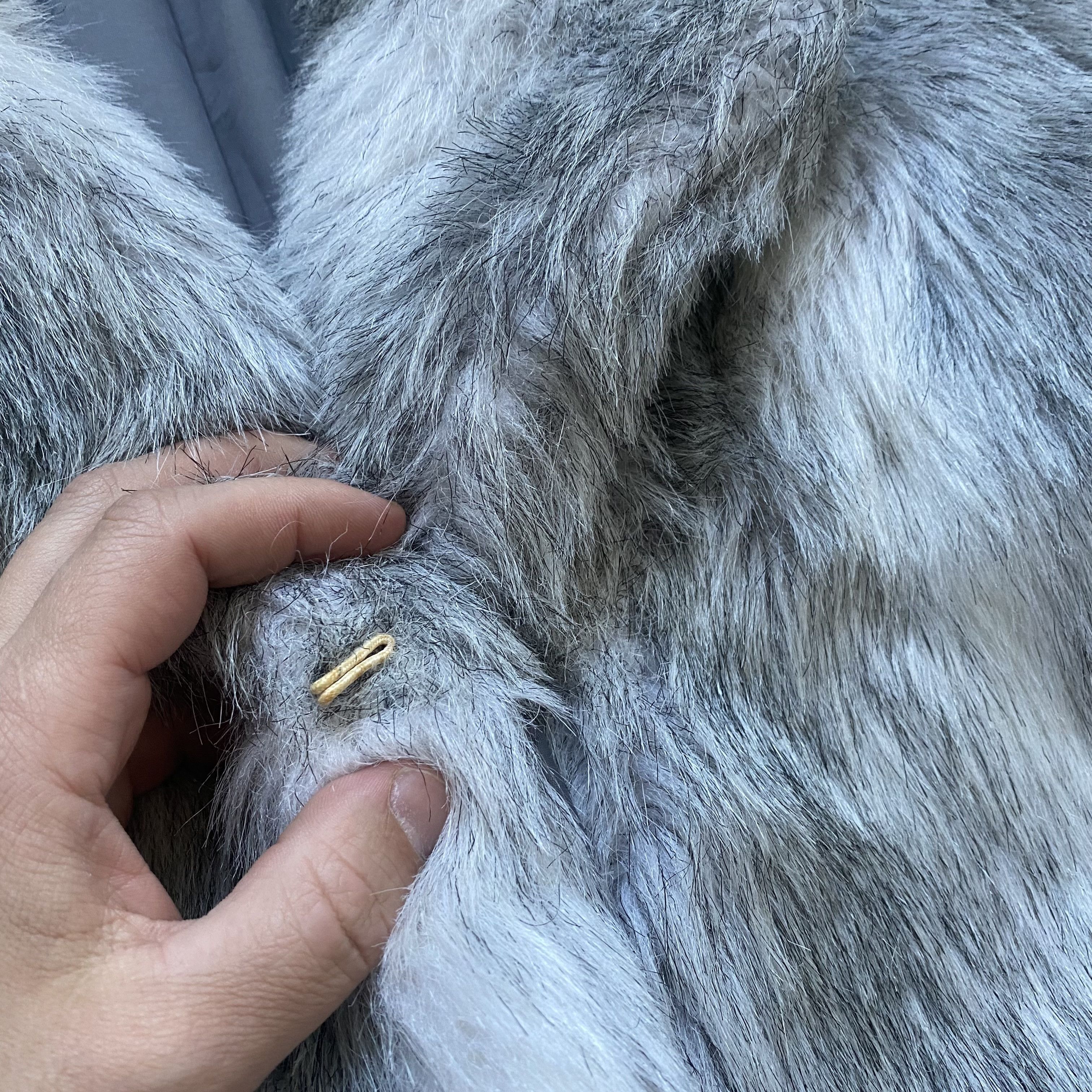 If Six Was Nine Vintage 80-90s Fur Faux coat jacket Avant Garde LGB oldmoney Size S / US 4 / IT 40 - 5 Thumbnail