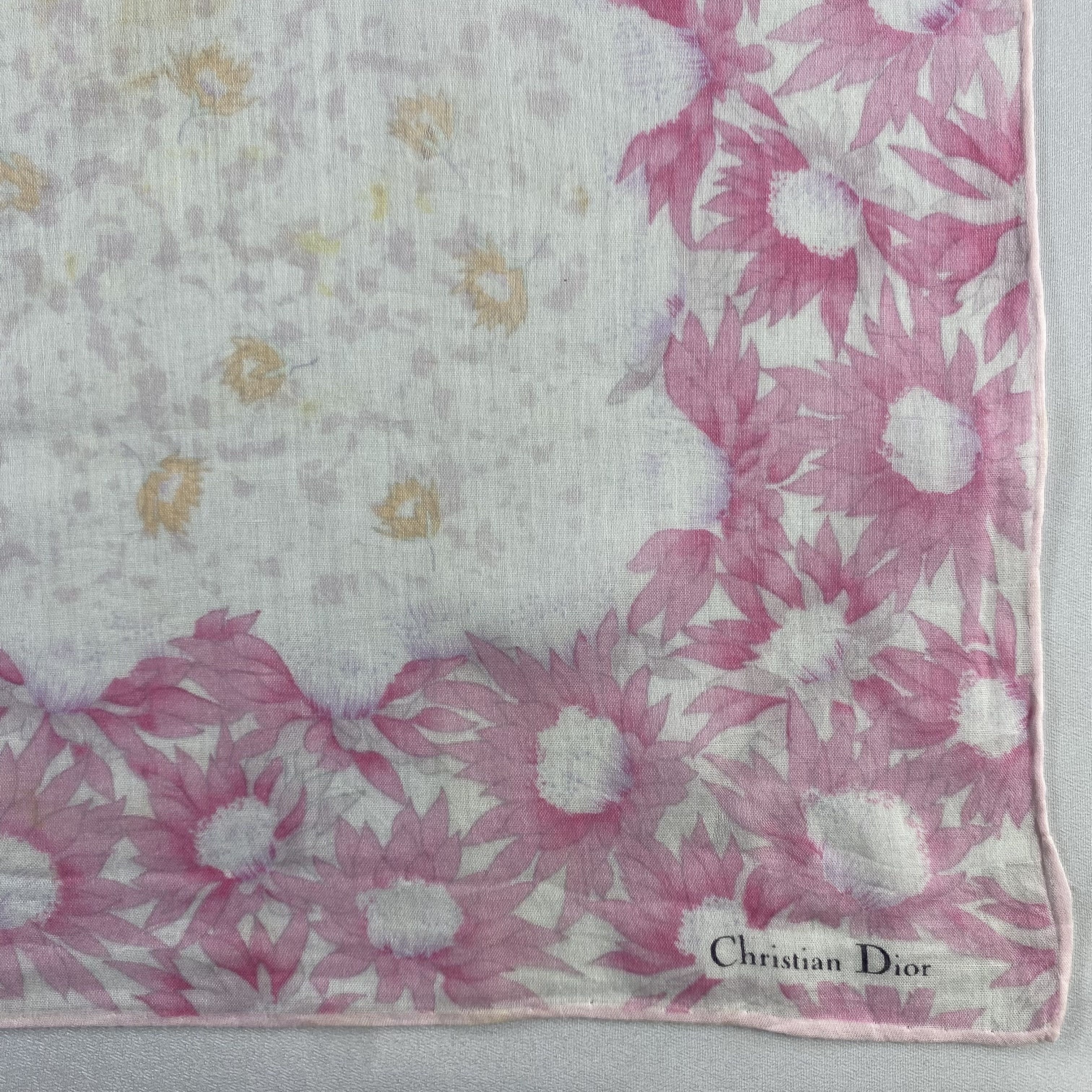 Vintage Christian Dior Monsieur Handkerchief / Neckerchief-P979 Size ONE SIZE - 3 Thumbnail