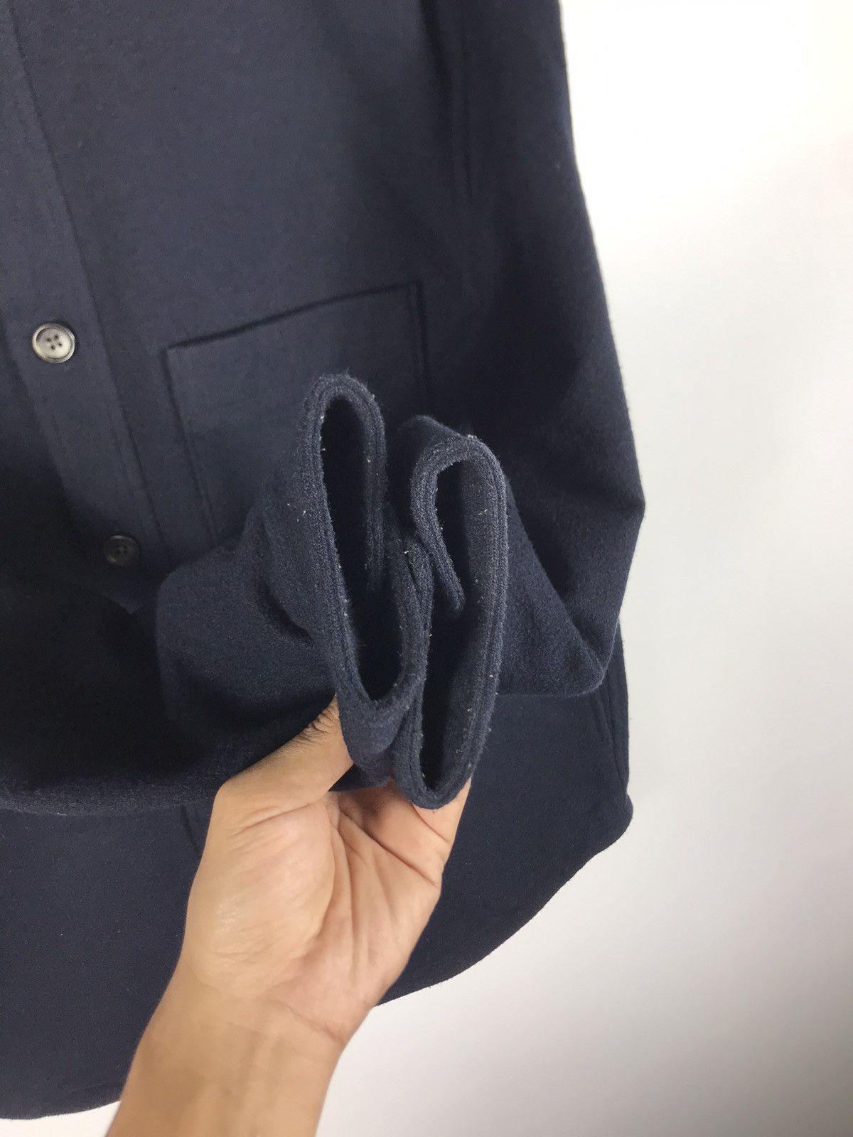 Japanese Brand × Uniqlo 🔥Uniqlo Wool Button Shirt Jacket Size US M / EU 48-50 / 2 - 7 Thumbnail