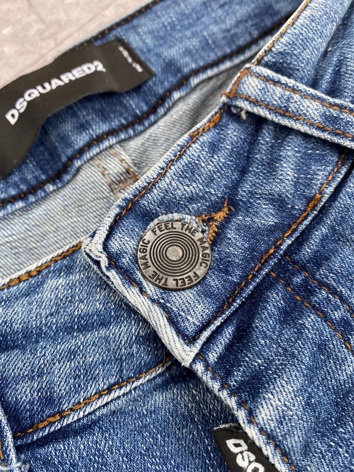 Dsquared2 Rare Dsquared2 Jeans Distressed Skinny Fit Made in Italy Size US 33 - 11 Thumbnail