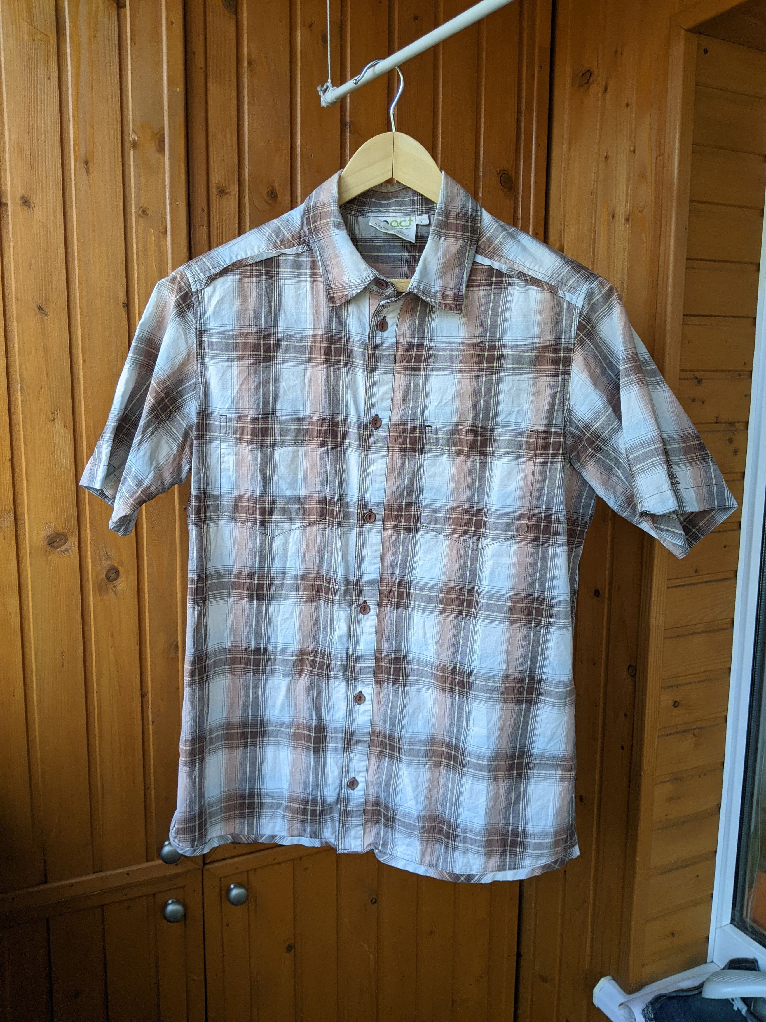 Japanese Brand × Kathmandu Kathmandu Outdoor Plaid Shirt Organic Cotton Gorpcore Size US L / EU 52-54 / 3 - 4 Thumbnail