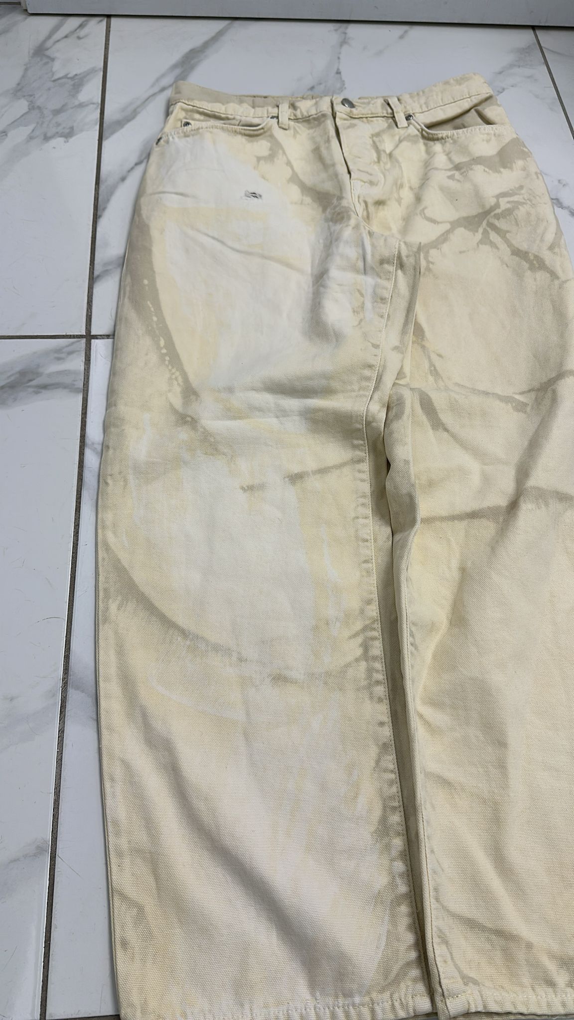 Stussy Stussy Big Ol’ Jeans Distressed Canvas Size 30 Size US 30 / EU 46 - 4 Thumbnail