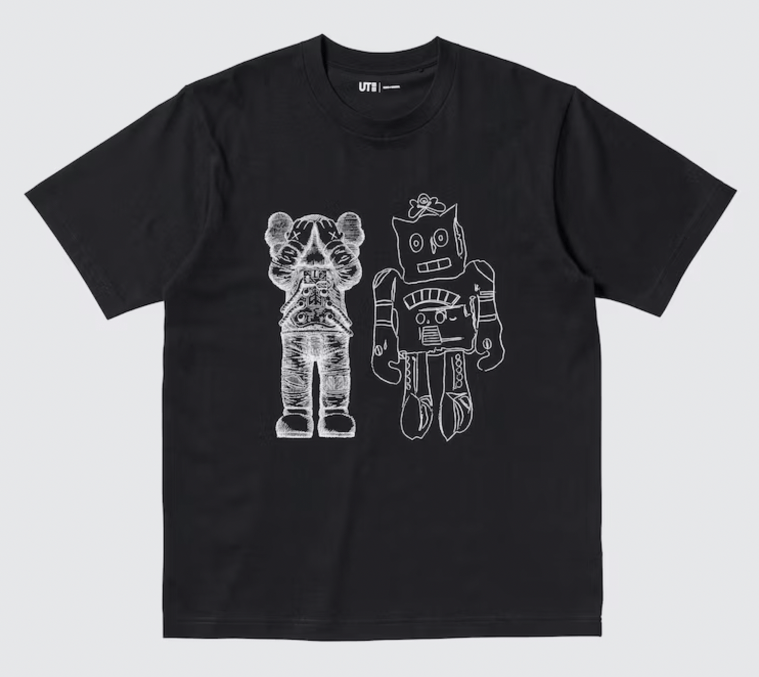 Kaws × Uniqlo Uniqlo x Kaws Black/White T-Shirt US M = ASIA L Size US M / EU 48-50 / 2 - 1 Thumbnail
