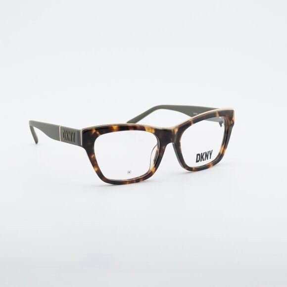 DKNY DKNY DK5063 281 Eyeglasses - Havana/Black 54mm Square Frame Size ONE SIZE - 1 Thumbnail