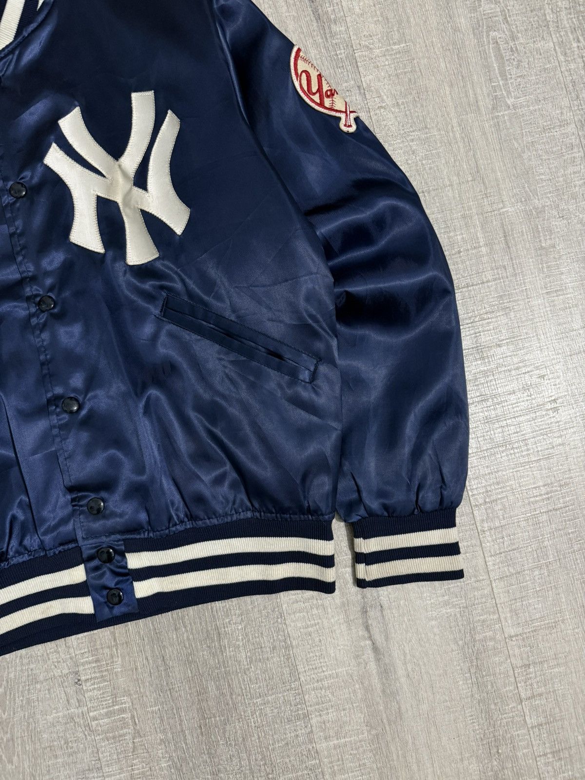 New York Yankees Vintage 80s 90s new york yankees felco satin varsity Size US S / EU 44-46 / 1 - 6 Thumbnail