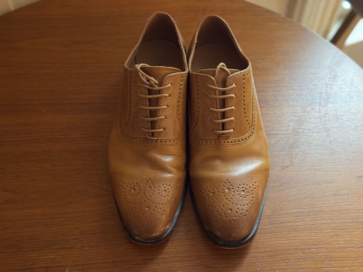 Allen Edmonds Allen Edmonds Cognac Oxfords Size US 9.5 / EU 42-43 - 2 Thumbnail