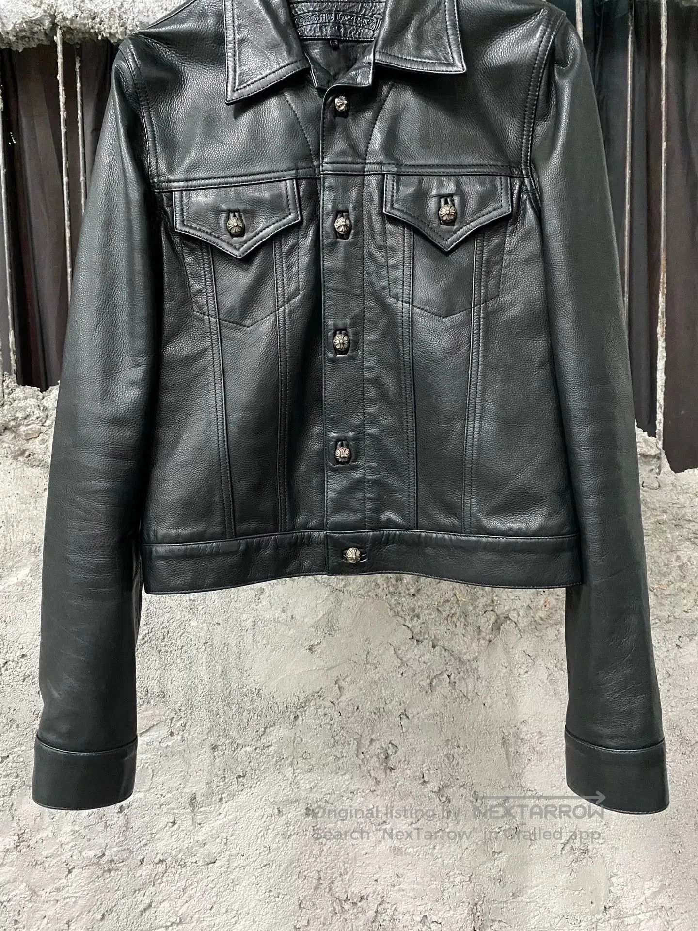 Chrome Hearts chrome hearts black leather jacket size s. Size US S / EU 44-46 / 1 - 4 Thumbnail