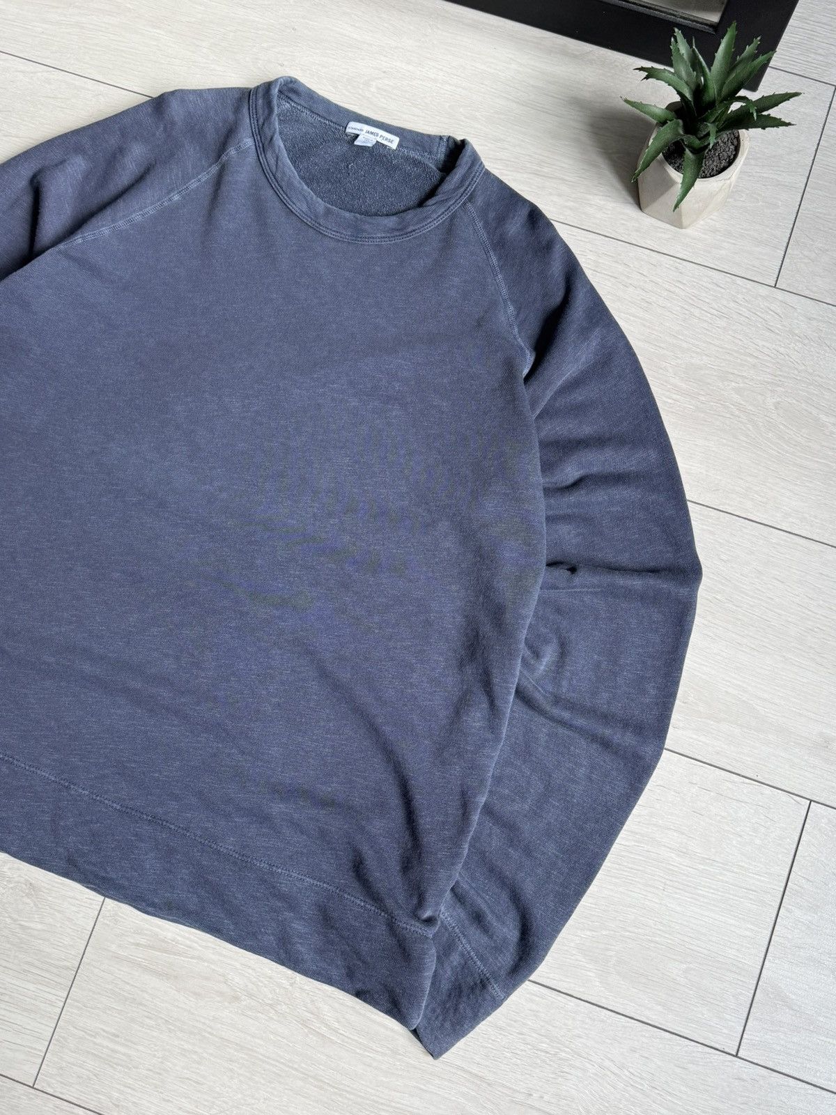 James Perse James Perse Vintage Fleece Raglan Pullover Deep Pigment Size US M / EU 48-50 / 2 - 7 Thumbnail