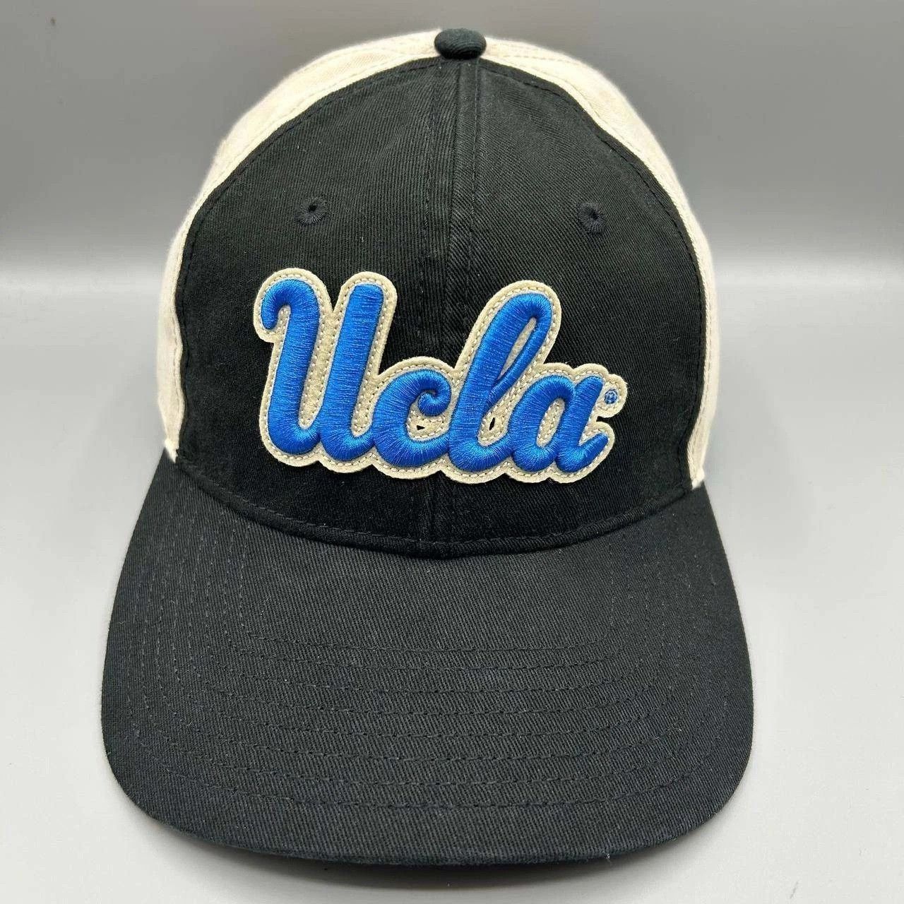 The Game Vintage UCLA Bruins Hat Men Black Beige NCAA Strap Back Cap Size ONE SIZE - 1 Thumbnail