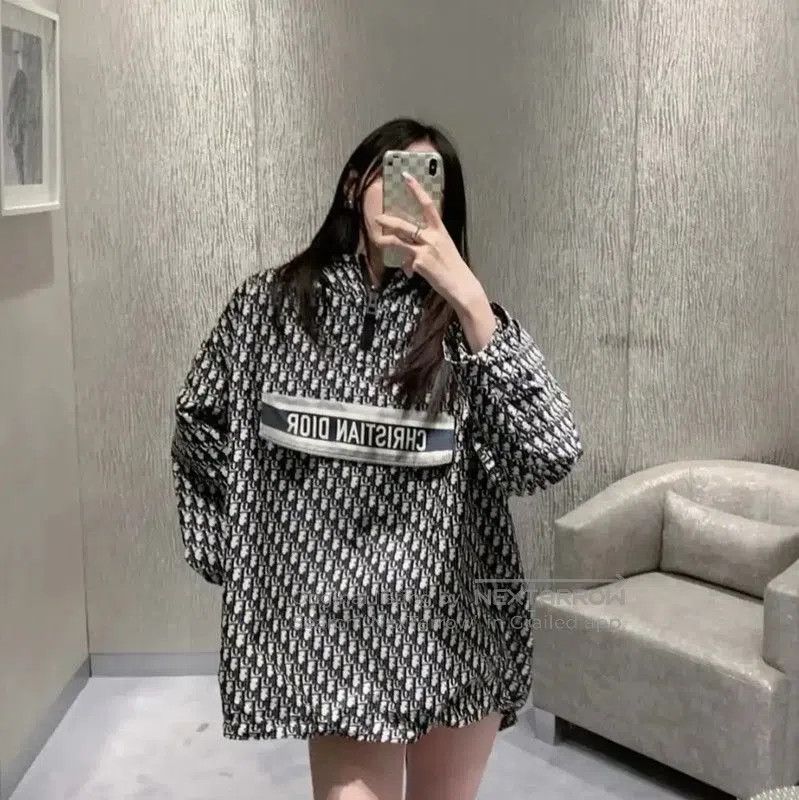 Dior Dior White Oversized Hoodie for Women . Size XS / US 0-2 / IT 36-38 - 7 Thumbnail