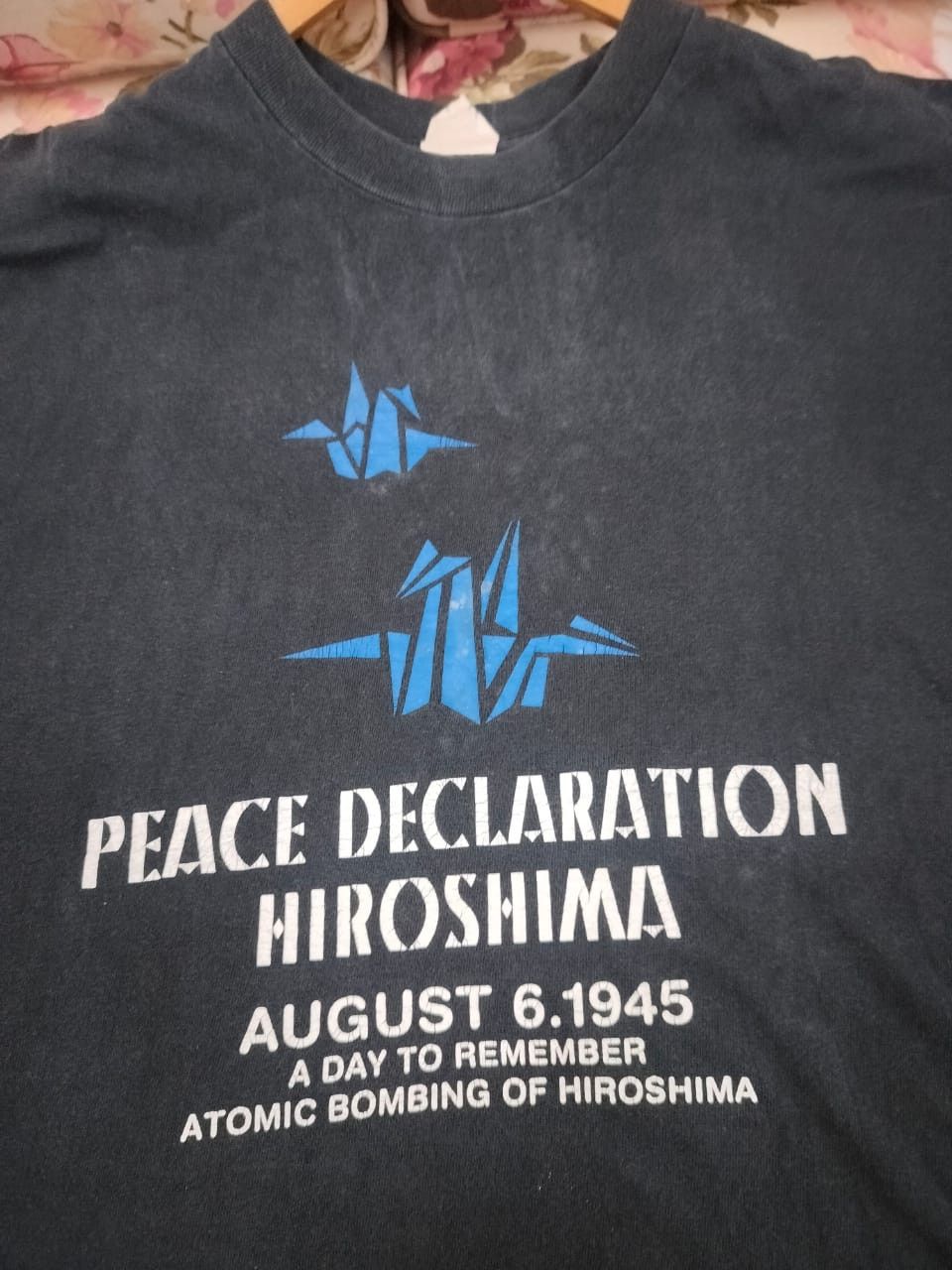 Vintage Vintage Peace Declaration Hiroshima t-shirt Size US XL / EU 56 / 4 - 8 Thumbnail