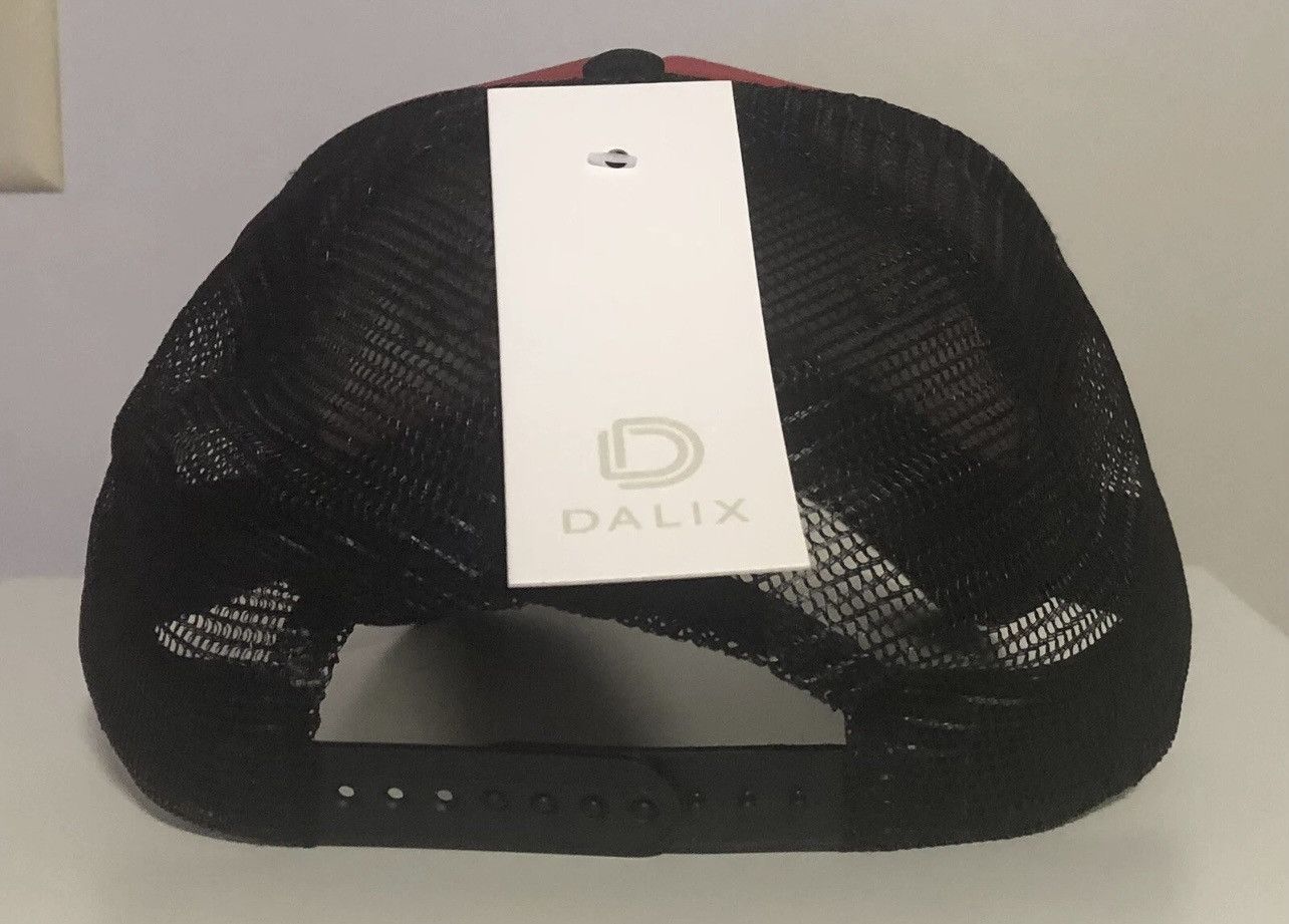 Other Black and Red Sashiko Trucker Hat Hand Stitched Rare 1/1 Size ONE SIZE - 4 Thumbnail