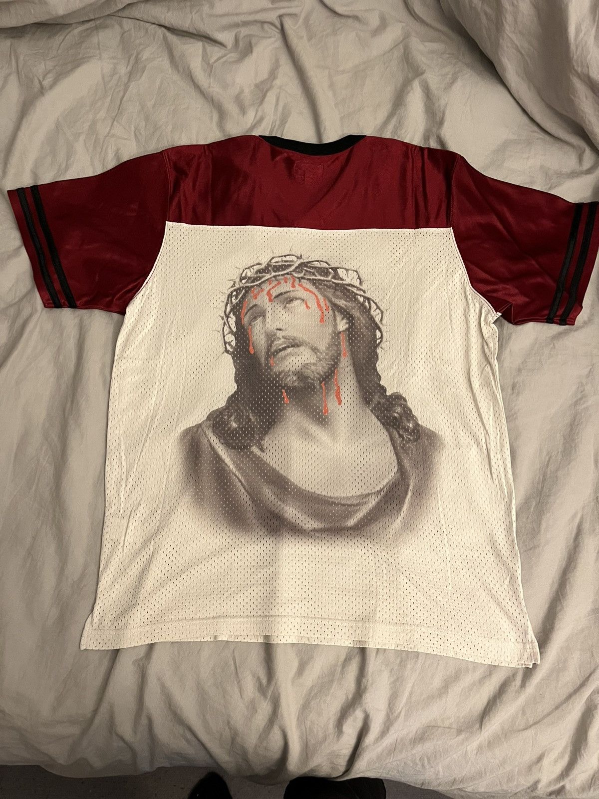 Supreme Supreme Jesus Jersey Red Size US M / EU 48-50 / 2 - 6 Thumbnail