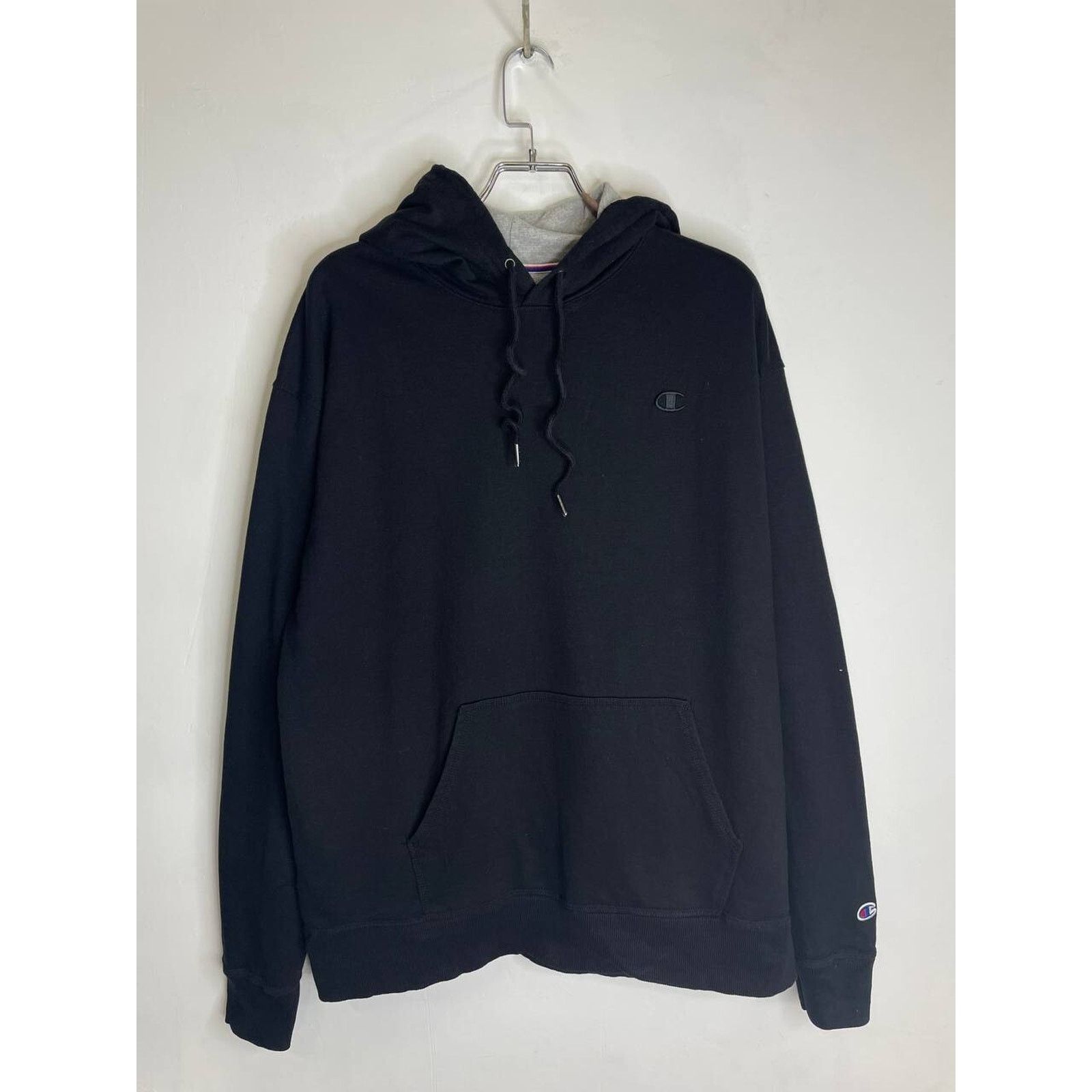 Champion × Vintage Vintage Champion Black Hoodie XL Pullover Sweatshirt USA Size US XL / EU 56 / 4 - 1 Thumbnail