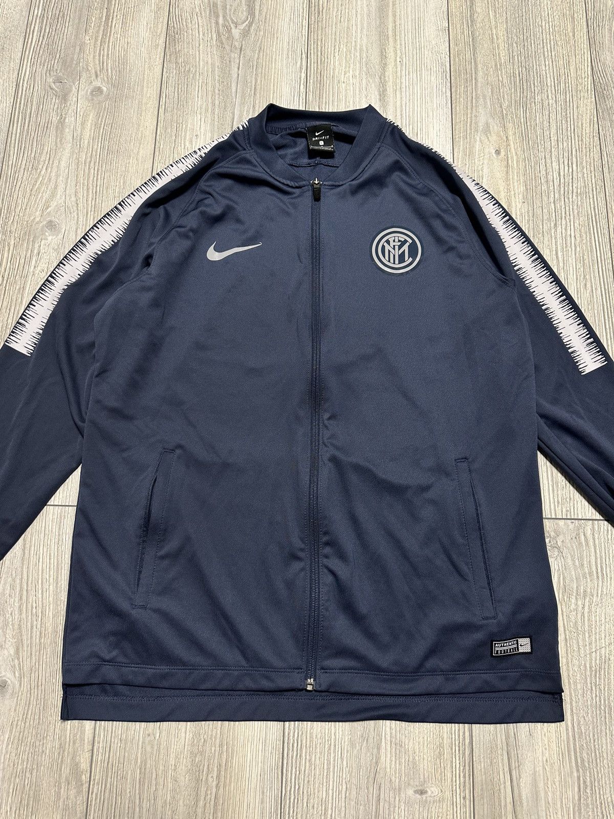 Nike Nike Inter Milan Soccer Track Top Jacket Size US L / EU 52-54 / 3 - 1 Thumbnail