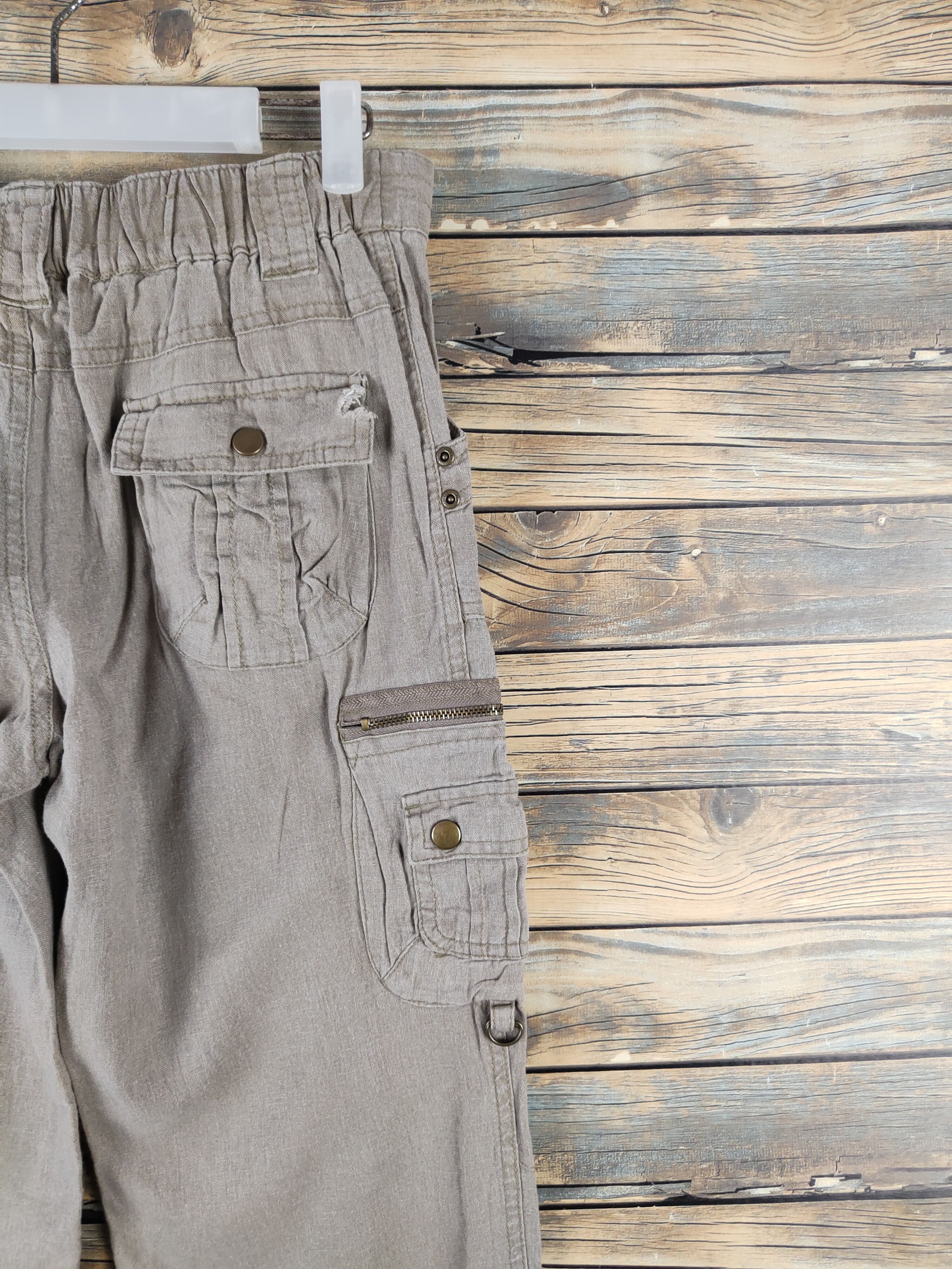 Japanese Brand DL Japanese Brand Brown Multipocket Cargo Pants #1296 Size US 28 / EU 44 - 12 Thumbnail