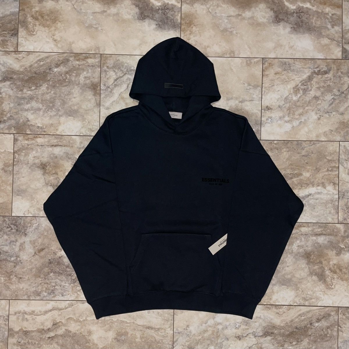 Fear of God Essentials Pullover Hoodie Stretch Limo/Black