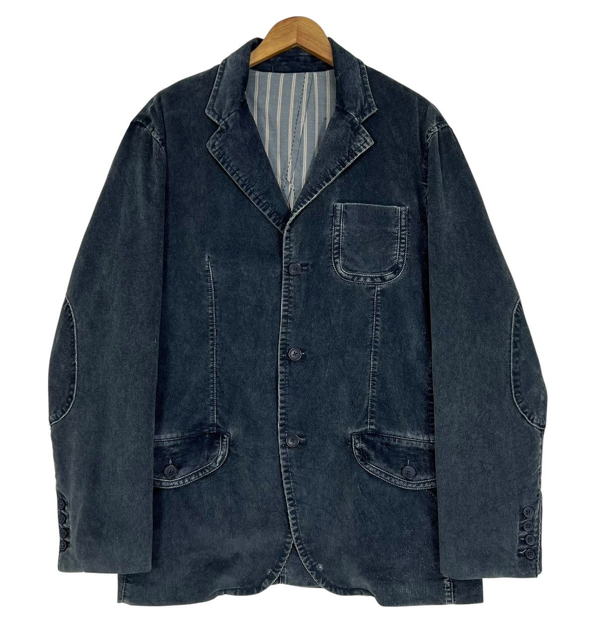 Gap GAP Vintage Washed Navy Corduroy Jacket Size US L / EU 52-54 / 3 - 1 Thumbnail